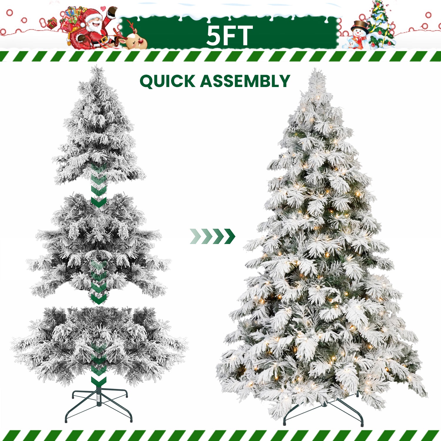 Boyel Living BL-LC38488 Artificial-Christmas-Trees - View #2