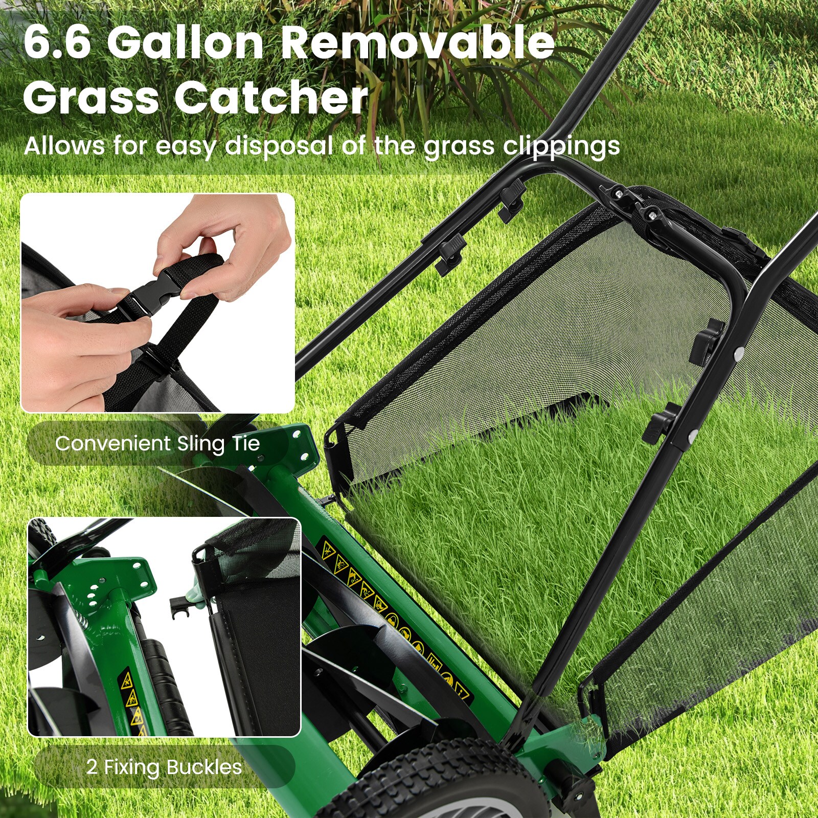Iseryn NC4314GN Push-Mower-Reel - View #7