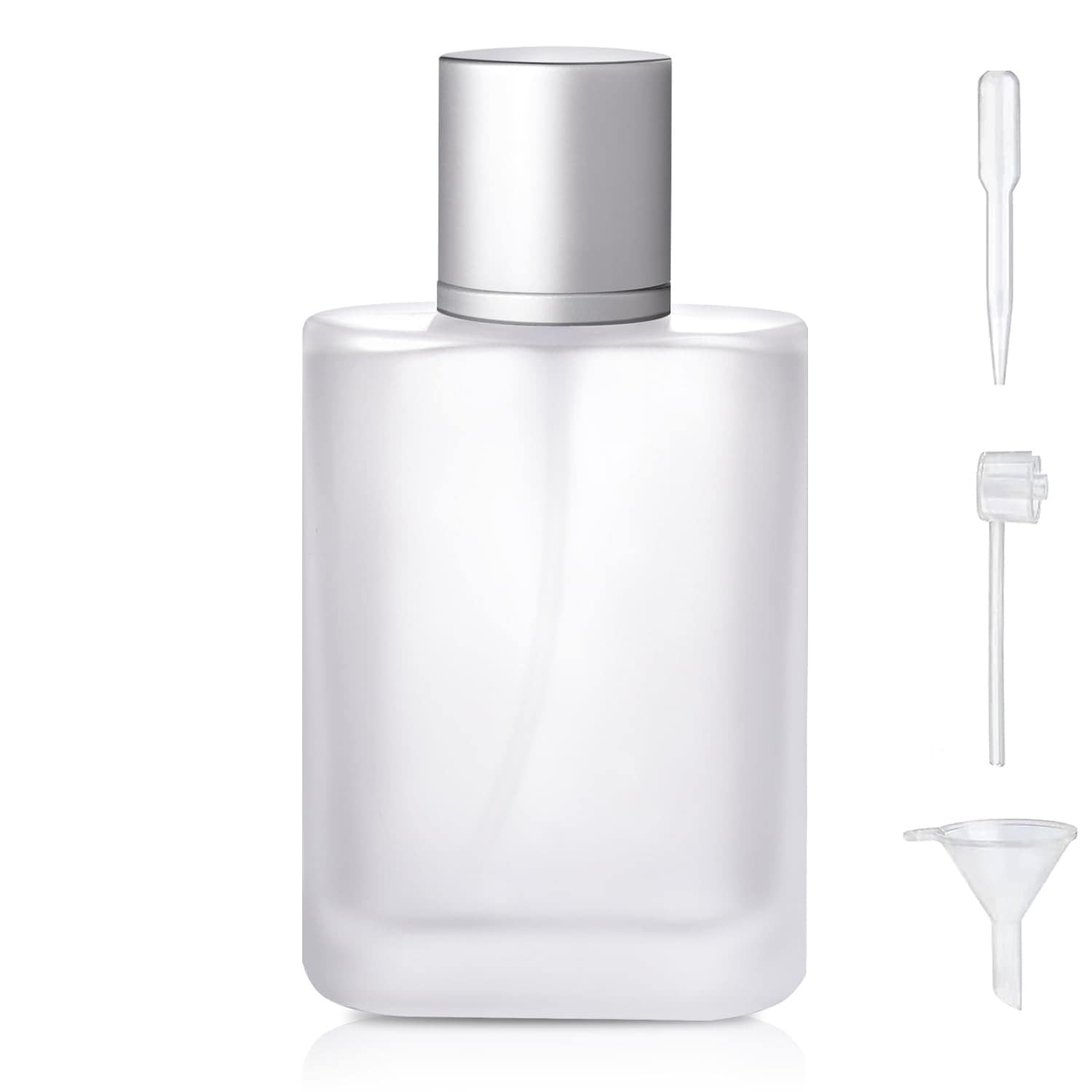 Vrbgify 100ml Frosted Glass Spray Bottle 1 Pack Refillable Perfume ...