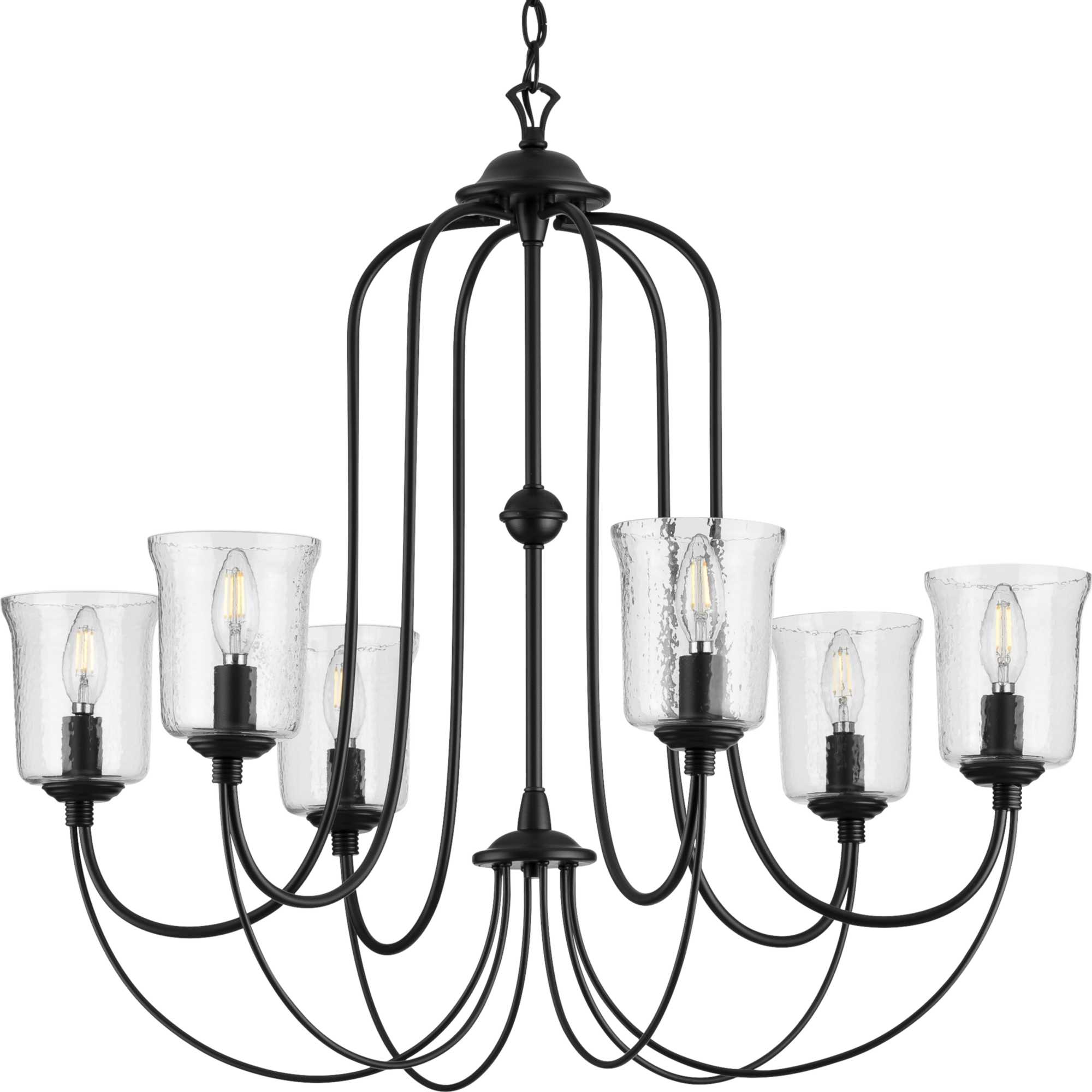 black coastal chandelier