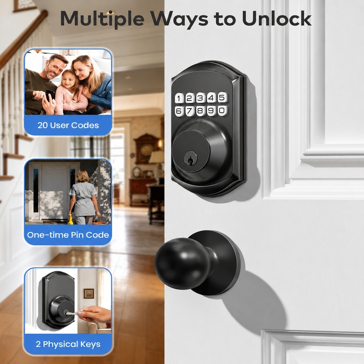 Afoxsos LAF0804F125 Electronic-Door-Locks - View #2