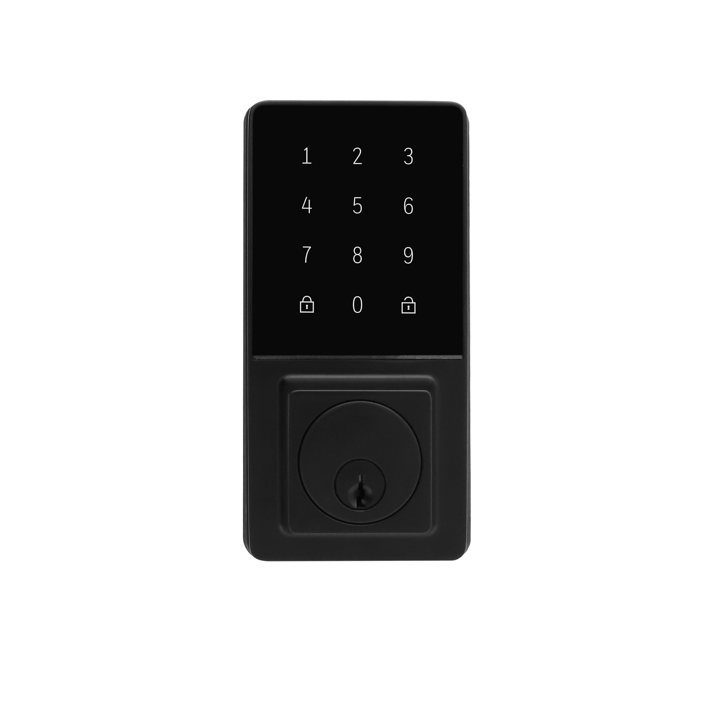 Honeywell Matte Black Electronic Deadbolt Touchscreen Keypad 8635212 at ...