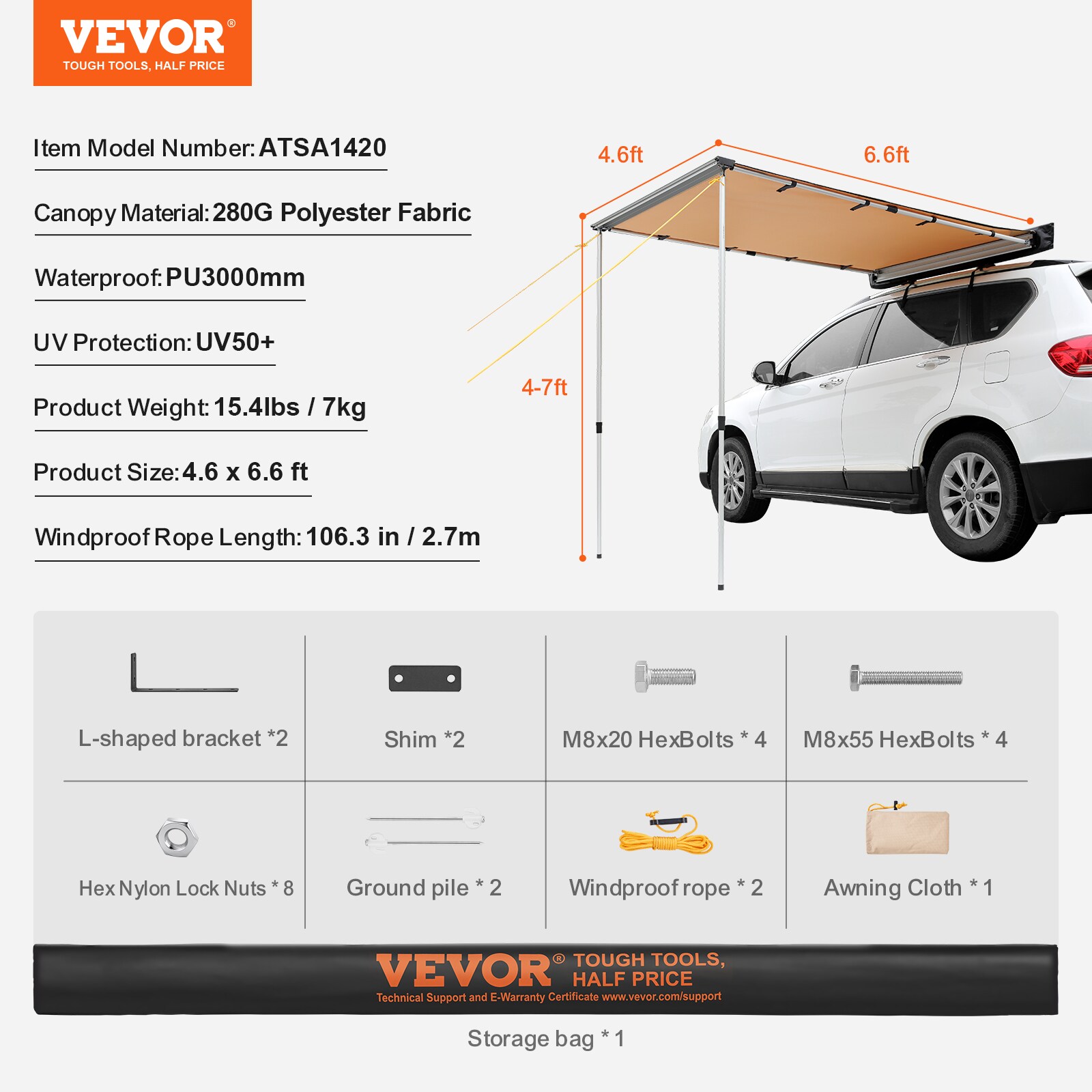 VEVOR QCCPSSS46X66QEPMPV0 tents - View #8