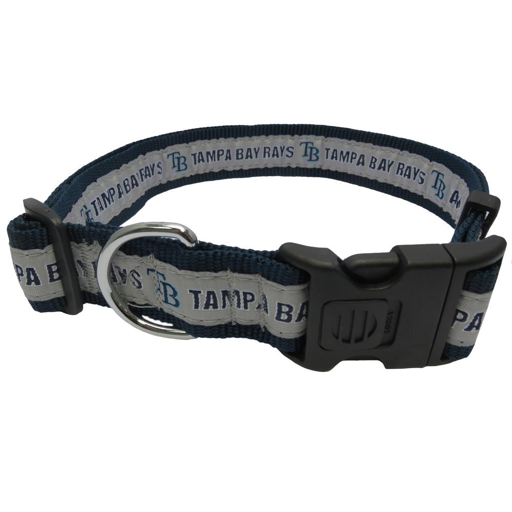 Pets First Tampa Bay Rays Blue Dog Collar, Extra Large at