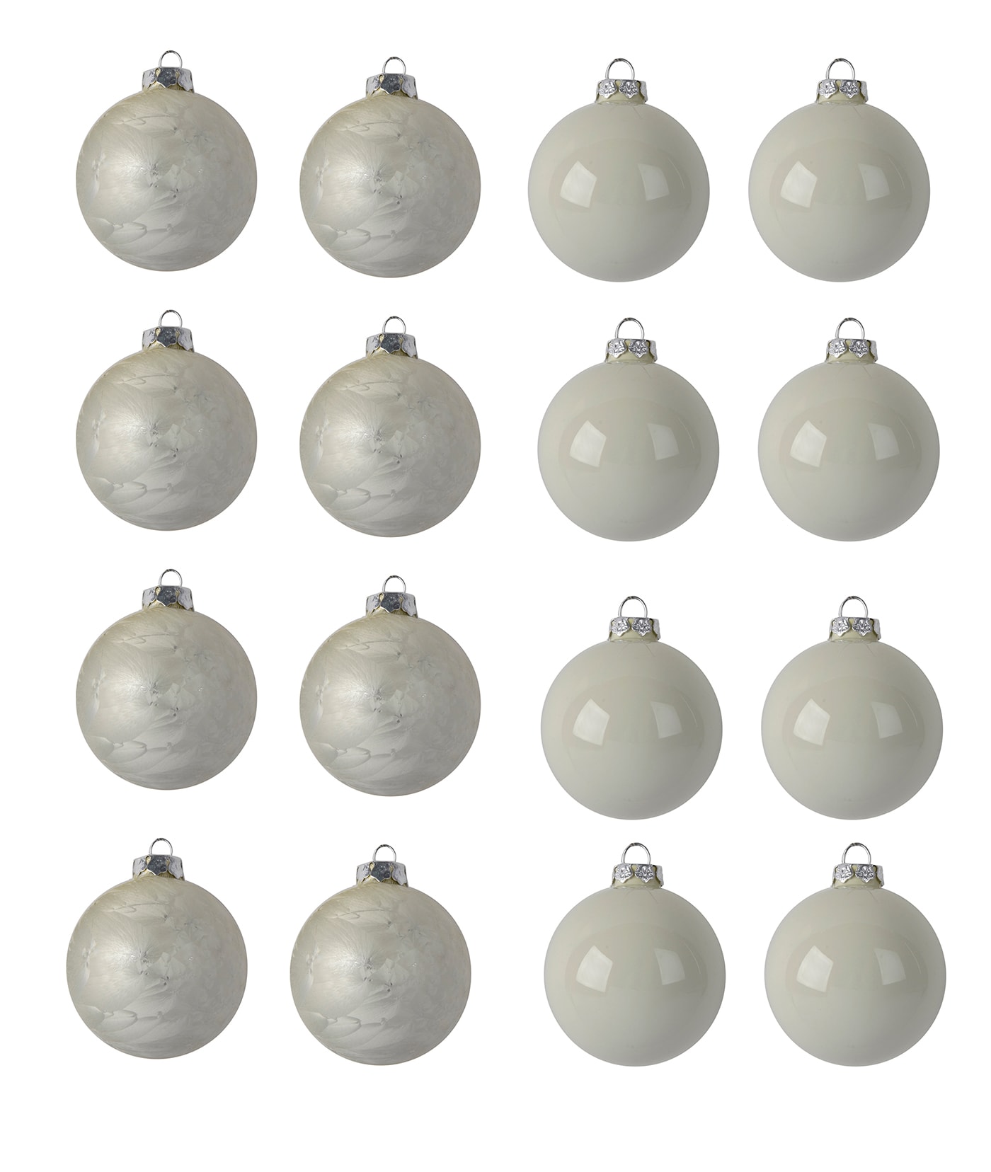 Holiday Living White Ornament Set at Lowes.com