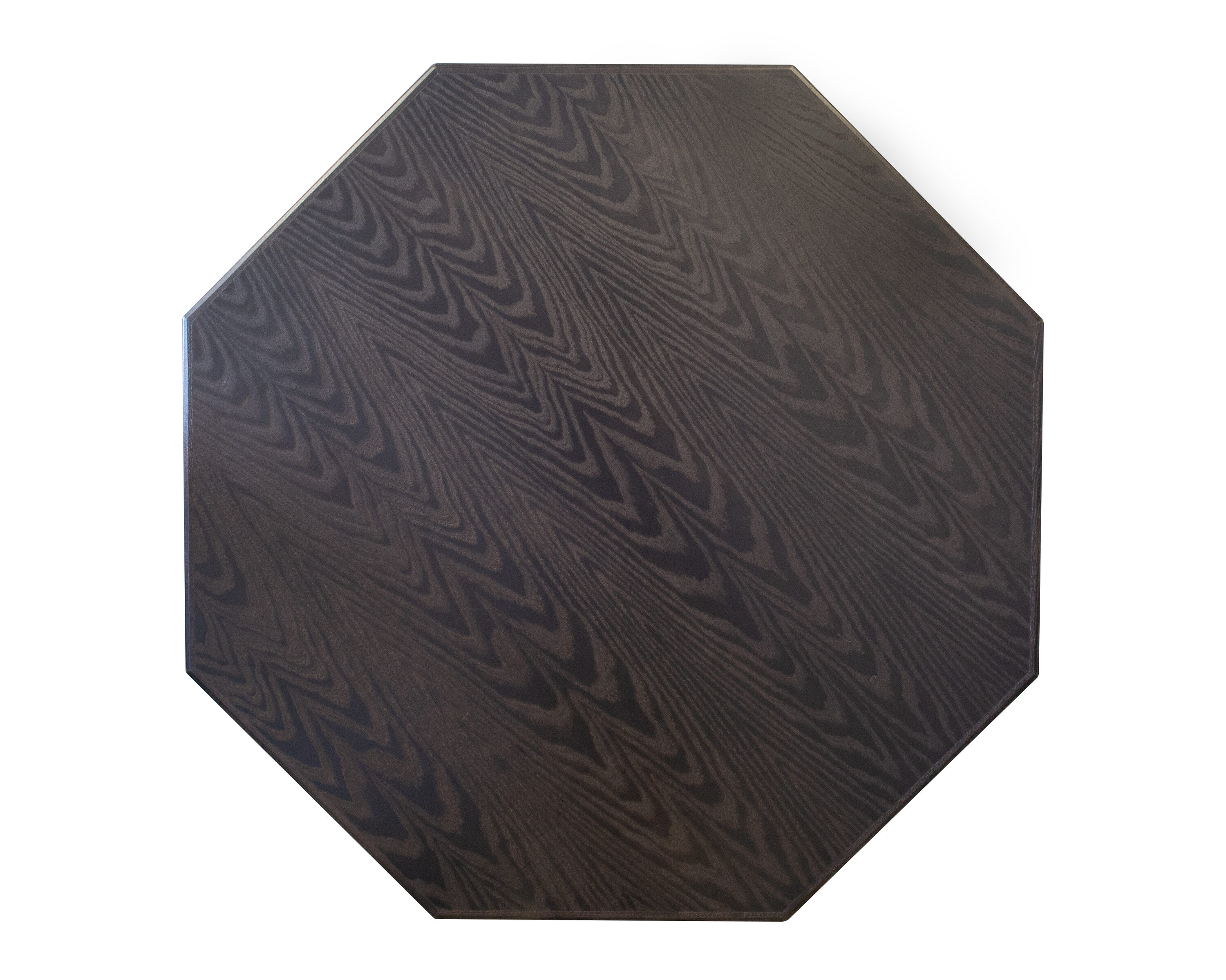 Mocha Oak 48'' Octagonal Poker Table with Cup Holders