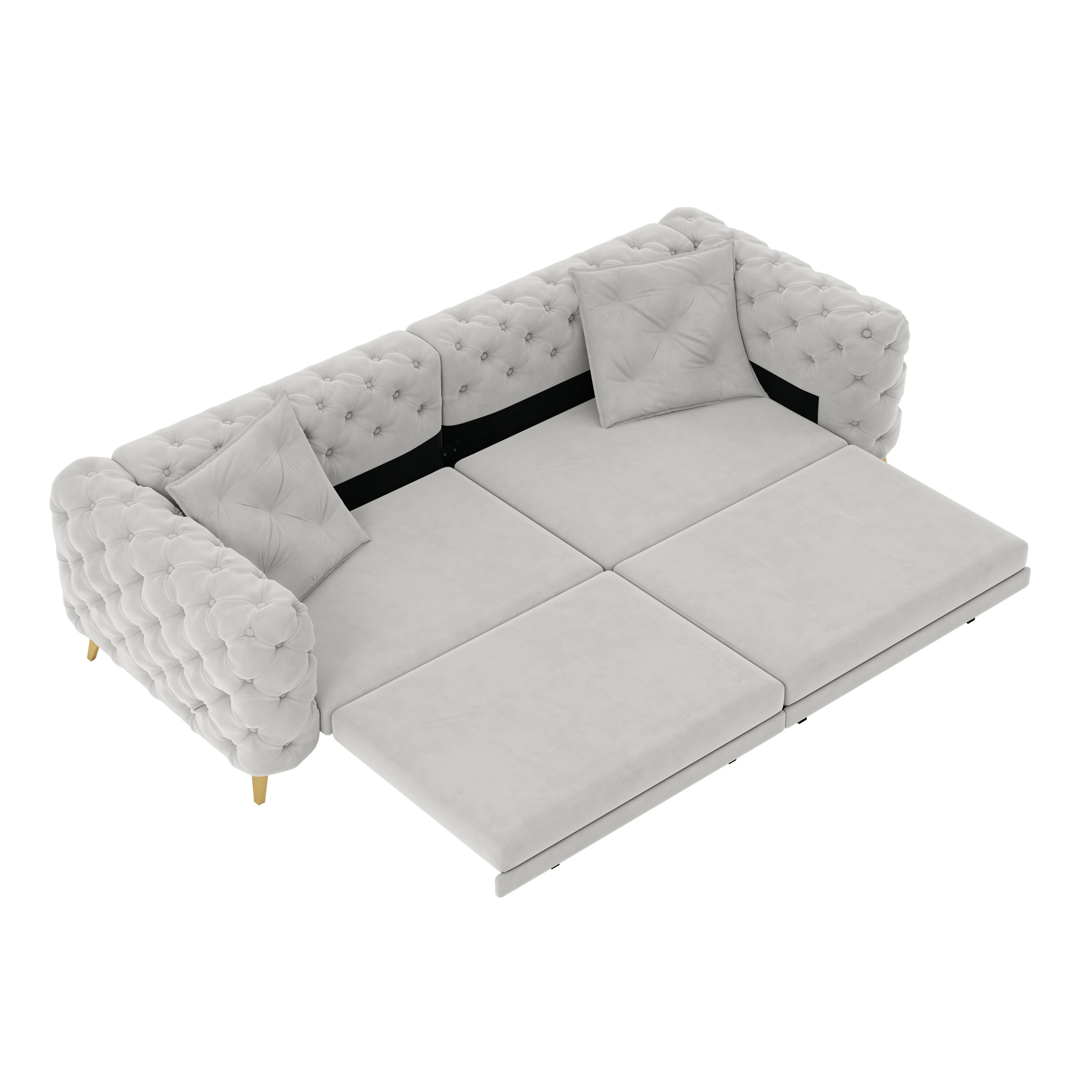 Homy Casa SPQB-GY Sofas-Loveseats - View #12
