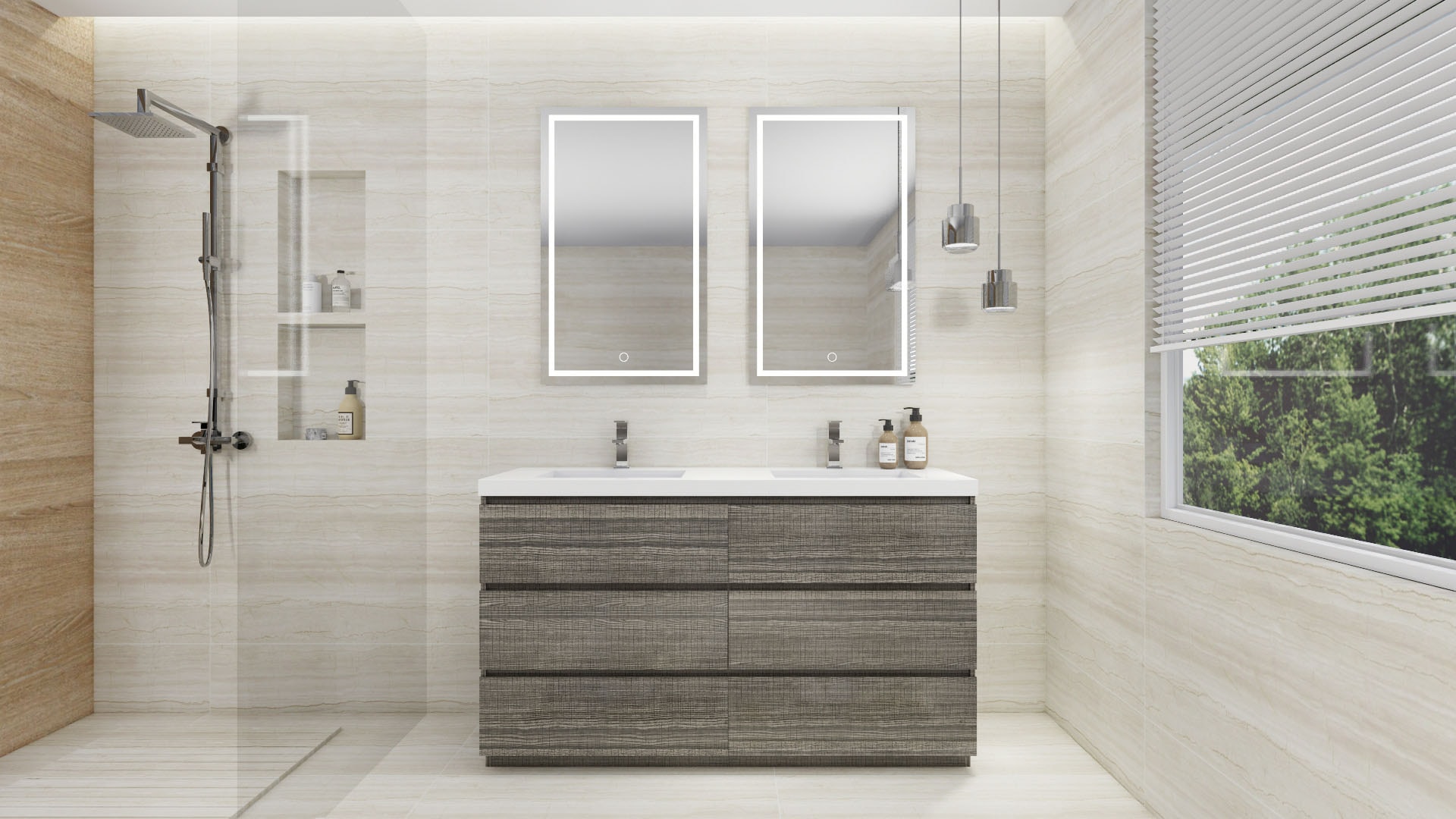 Moreno Bath MOA60D-HG Bath-Vanity-Combo - View #6