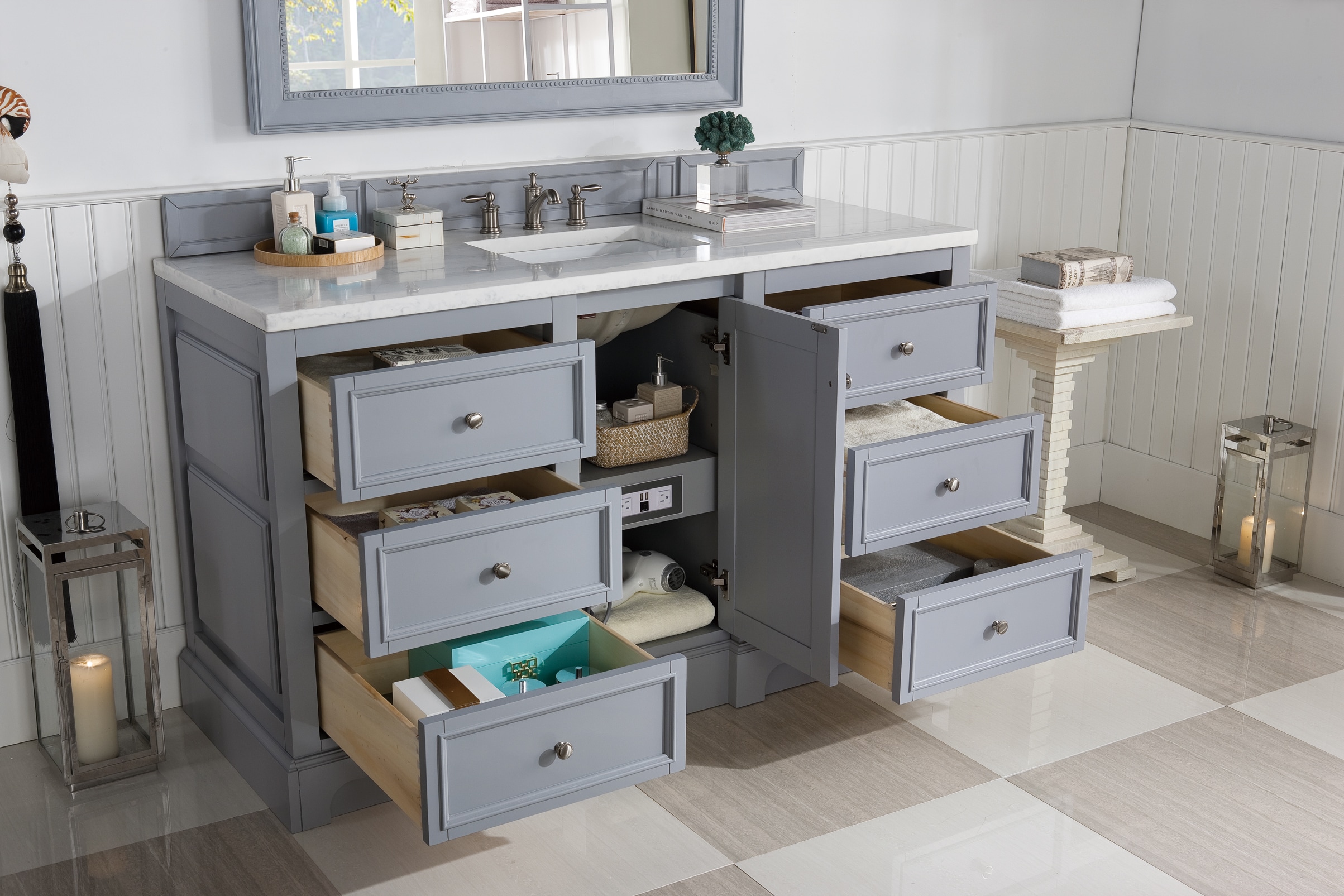 James Martin Vanities 825-V60S-BW-3AF Bath-Vanity-Combo - View #5