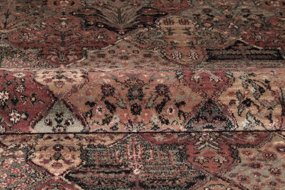 Imperial Baktiari Antique Red Hand-Knotted Wool Area Rug 7'10" x 11'2"