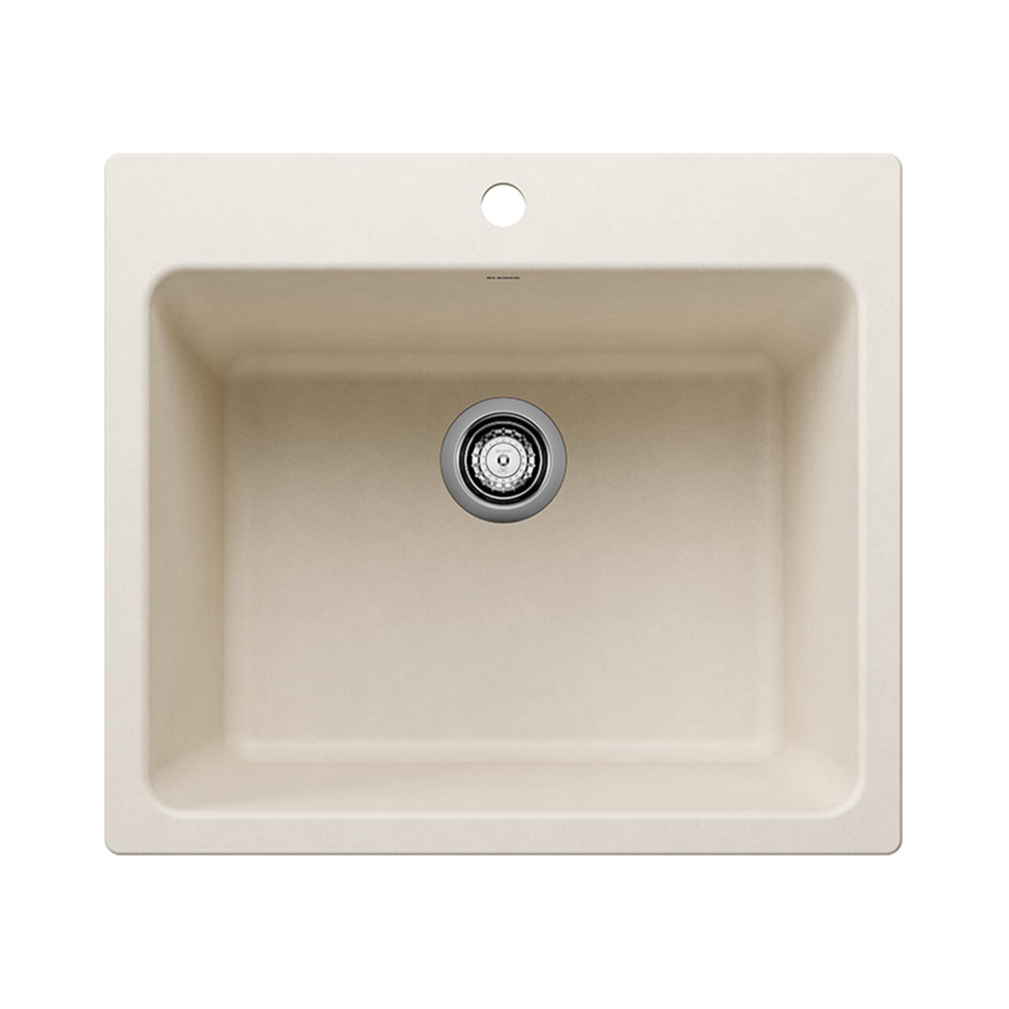 BLANCO 443079 22.0-in x 25-in 1 -Basin Soft White Undermount Laundry sink