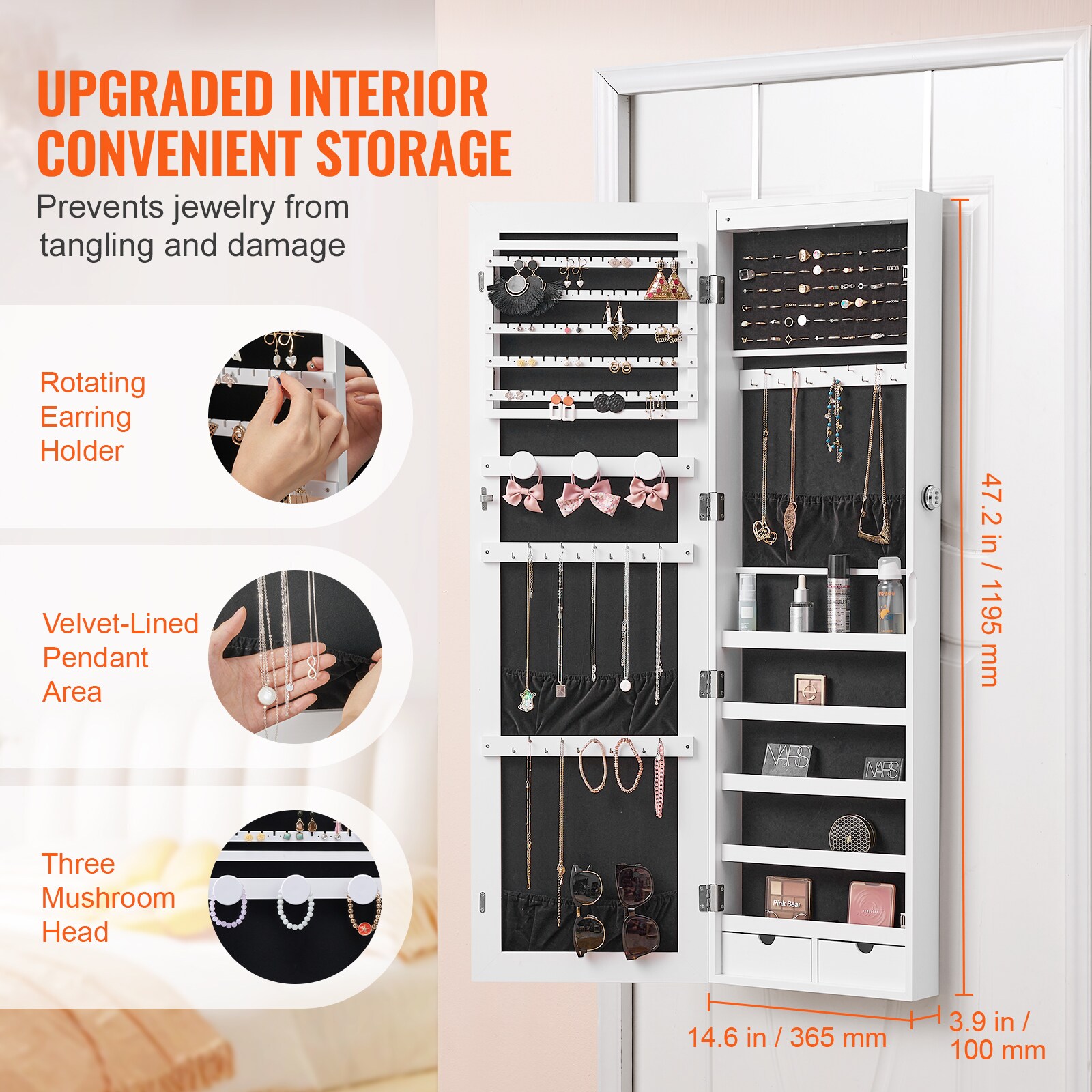 VEVOR SCBGSZBSNJ1406320V9 Jewelry-Organization - View #4