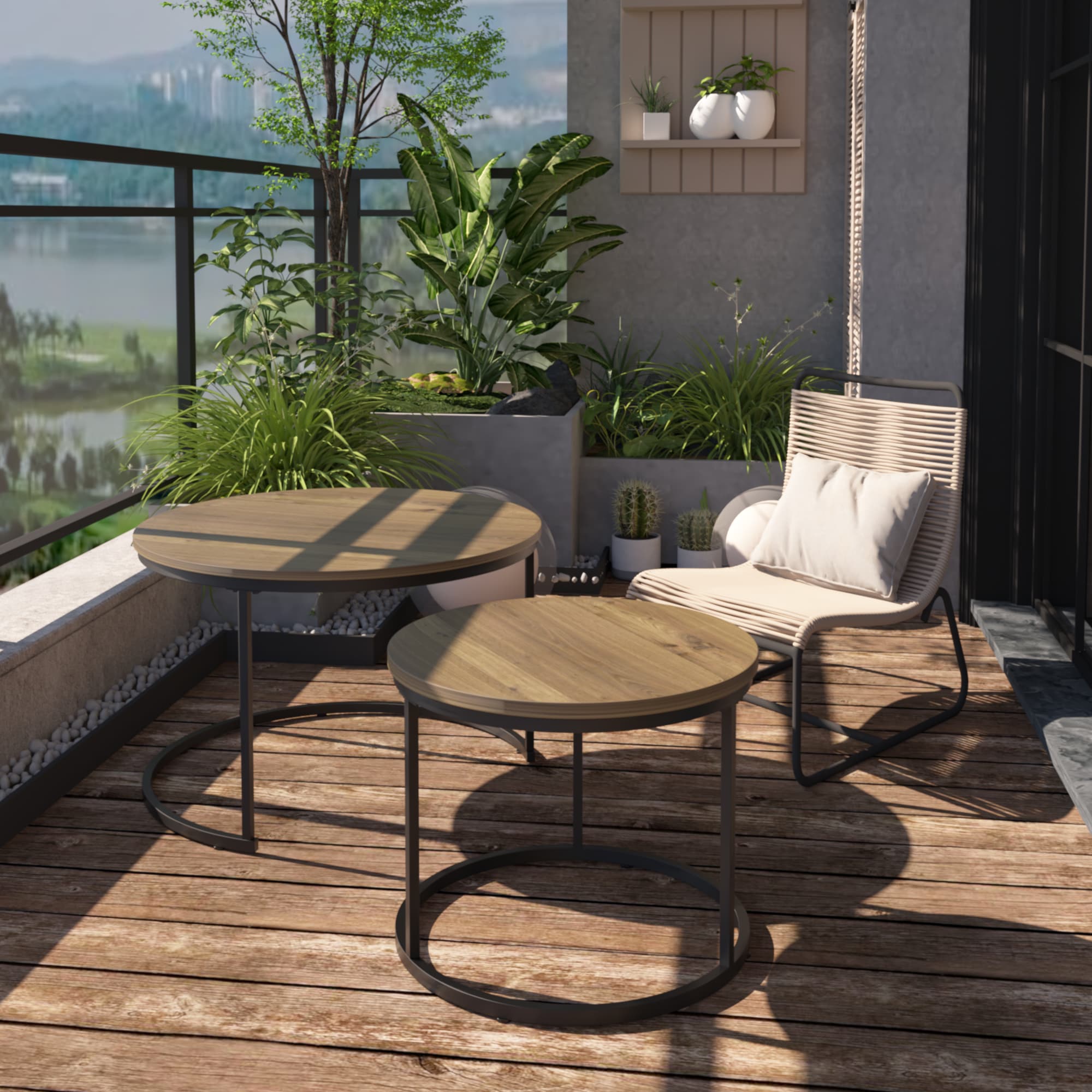 Vynxaria LESX0021-DJBZ-ET0018 End-Tables - View #2