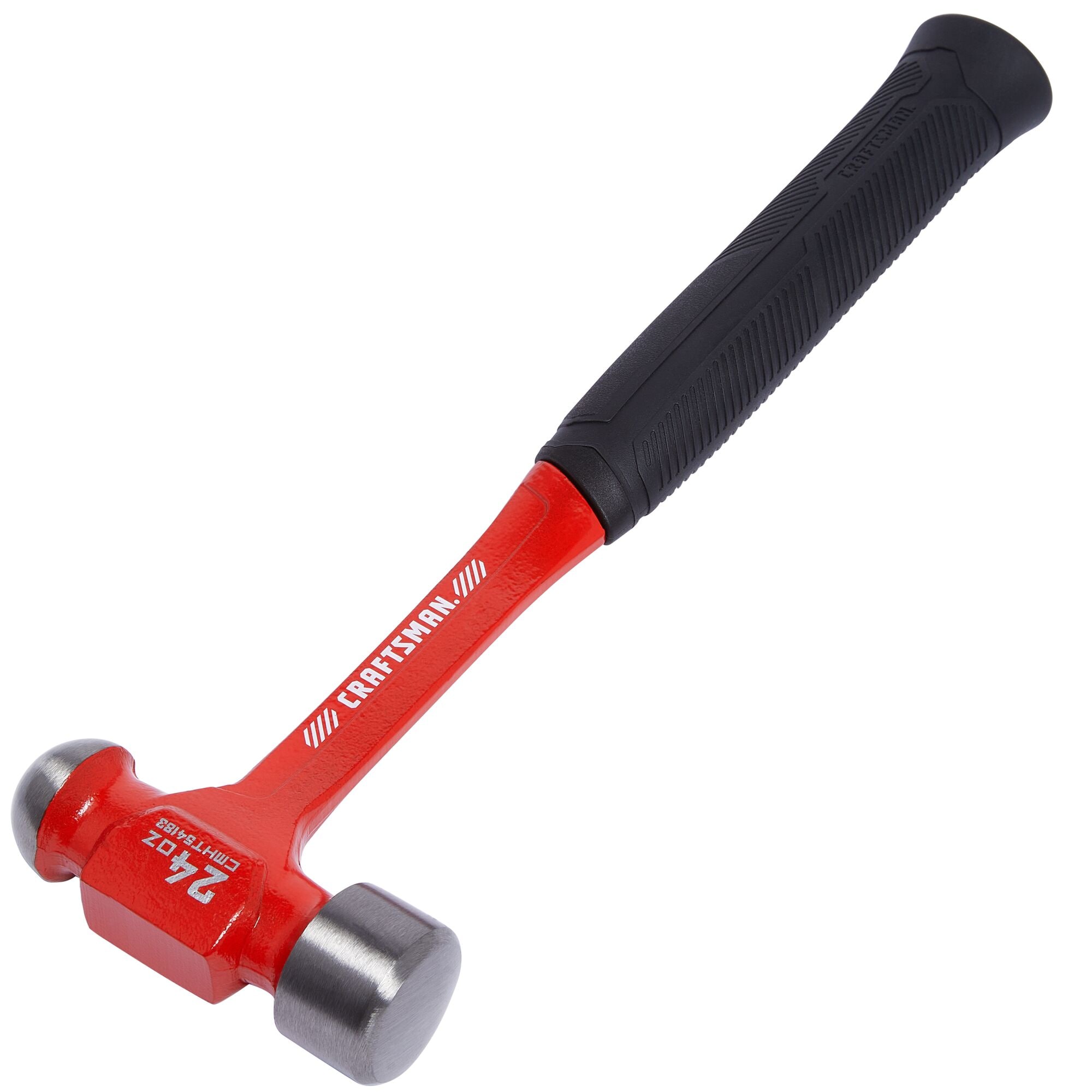 CRAFTSMAN 24-oz Rounded Face Steel Head Steel Ball Peen Hammer in the  Hammers department at
