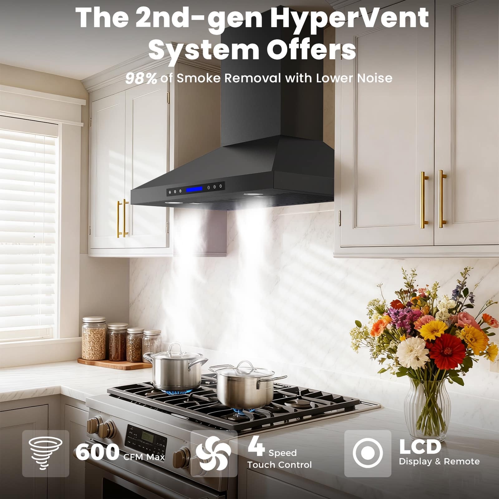 DIVAN DMP02-36B Wall-Mounted-Range-Hoods - View #4