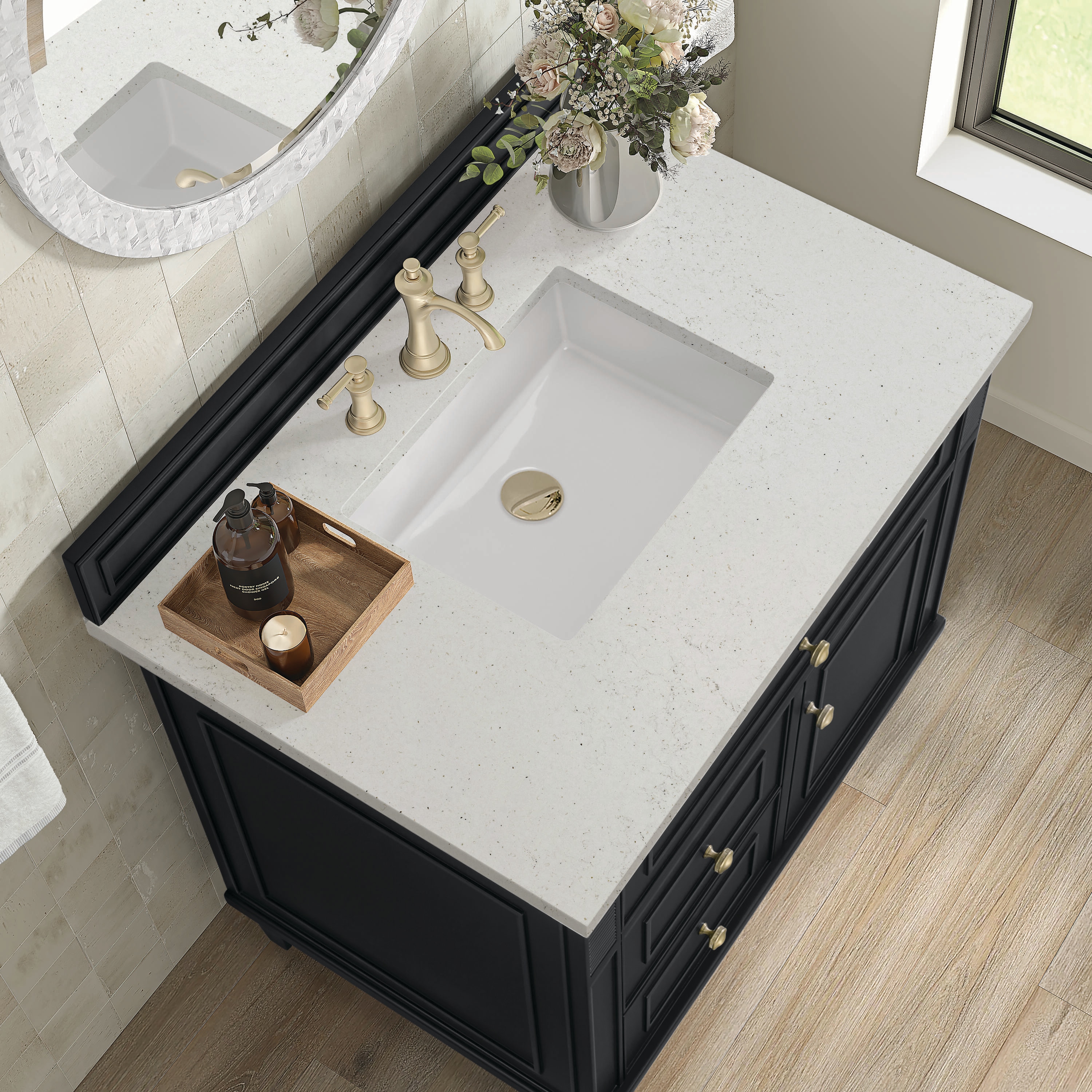 James Martin Vanities 424-V36-BKO-3LDL Bath-Vanity-Combo - View #5