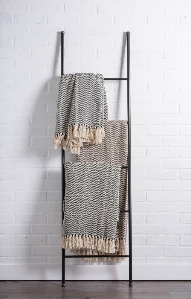 Chevron Cotton Sherpa 50"x60" Throw Blanket - Machine Washable
