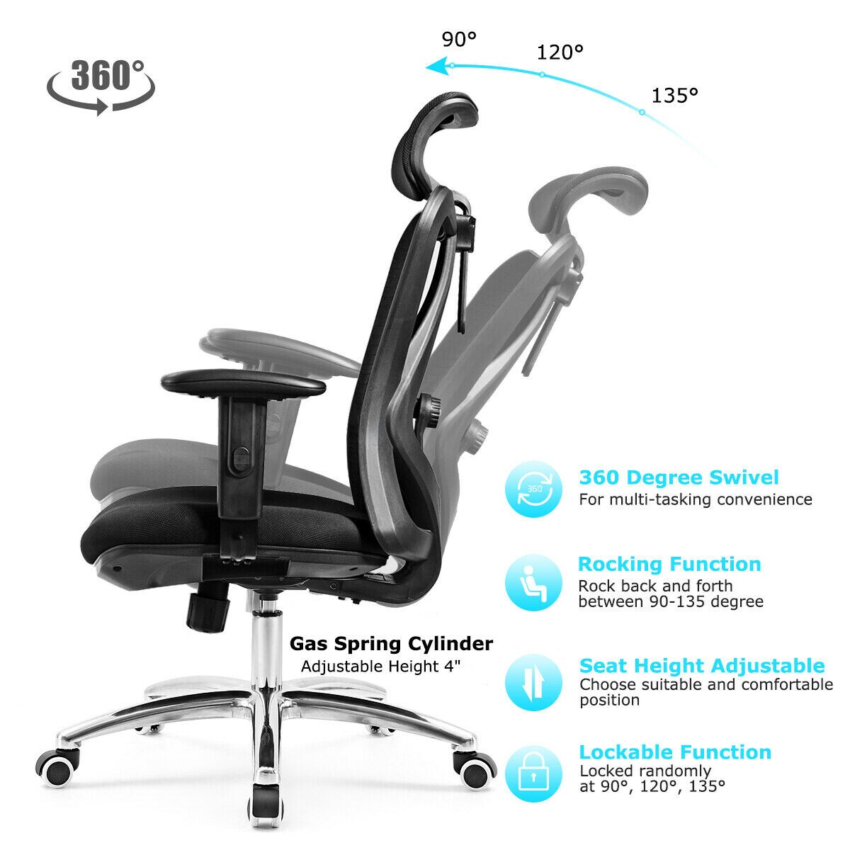 CASAINC WF-HYSN-62423 Office-Chairs - View #6