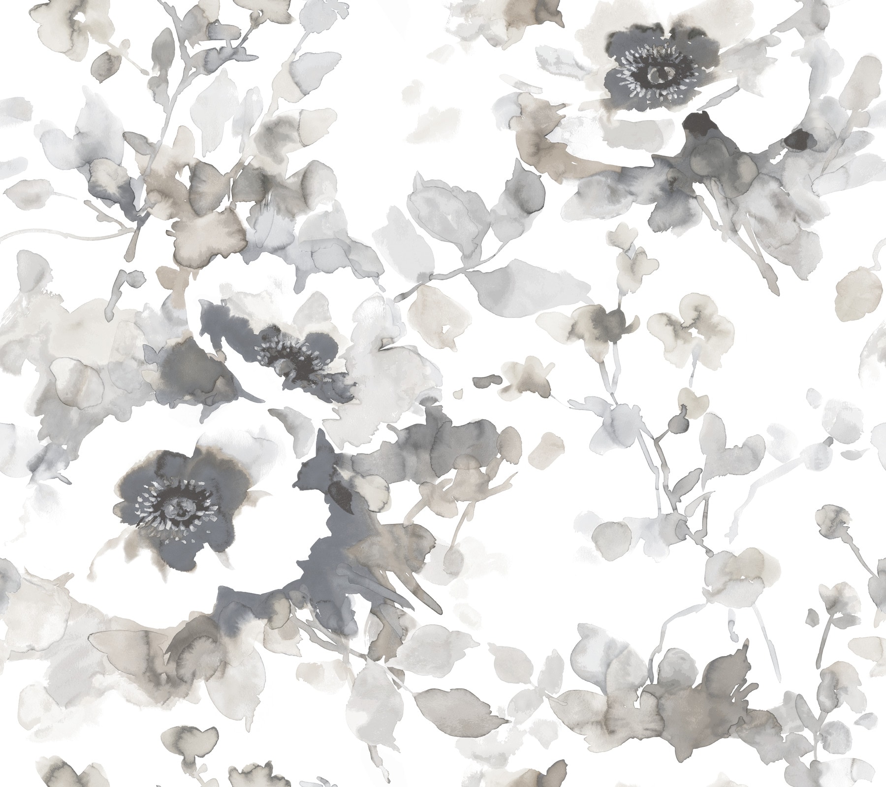 York Wallcoverings PSW1084RL York Premium Peel and Stick Watercolors 45-Sq. Feet Neutral Non-woven Ivy/Vines Self-adhesive Peel and Stick Wallpaper