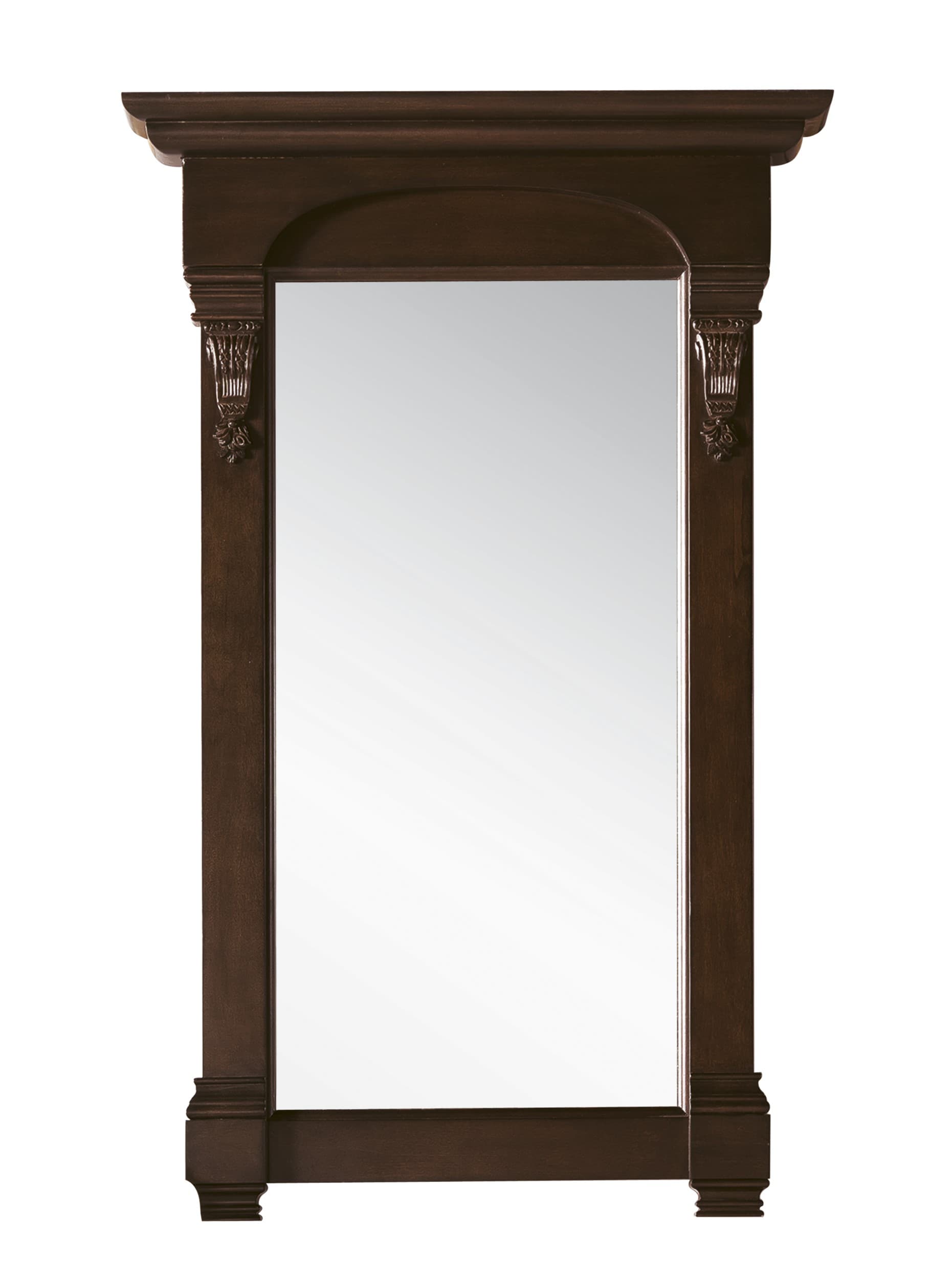 James Martin Vanities 147-114-5165 Brookfield 26-Inches x 41.5-Inches Framed Rectangle Bathroom Vanity Mirror ( Burnished mahogany )