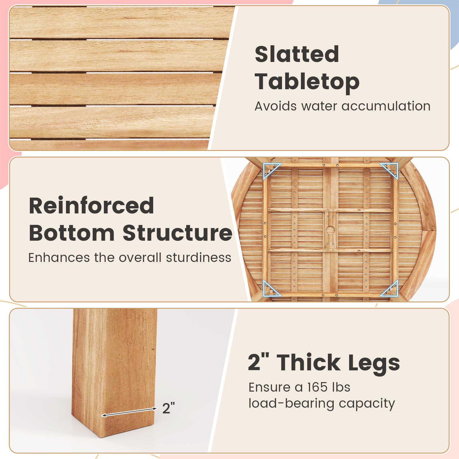 LIVIZA OUJ73097 Patio-Tables - View #3