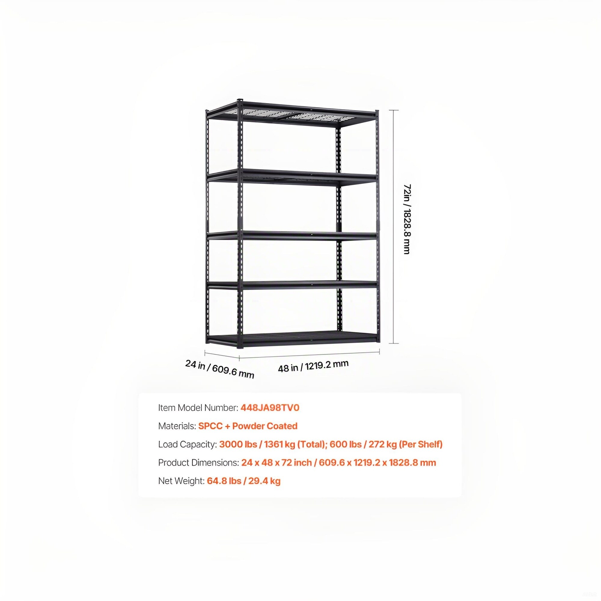 HyperDrop Cart X-16KIARQFM82E Free-Standing-Shelving - View #3