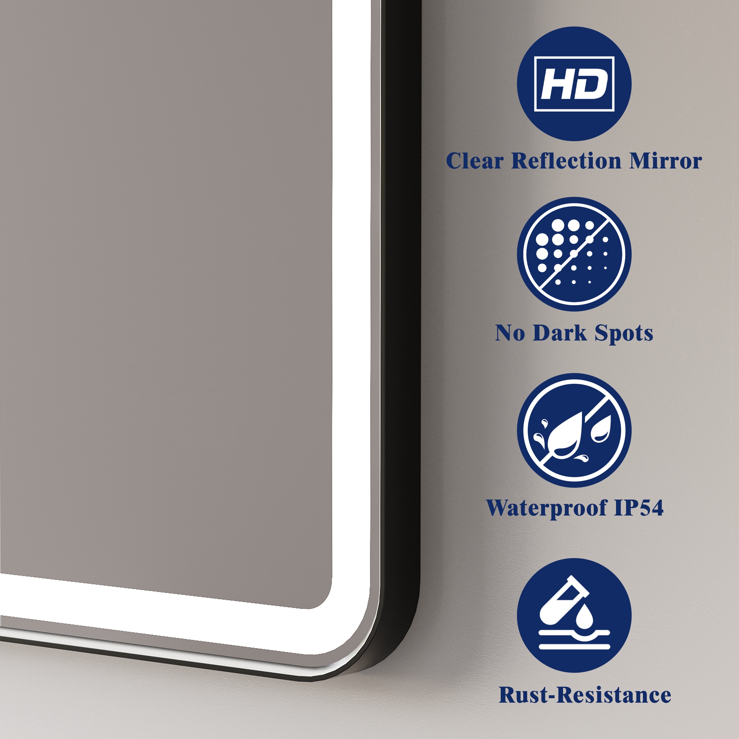 CALVON RC9-6028MB Framed-Bath-Mirrors - View #9