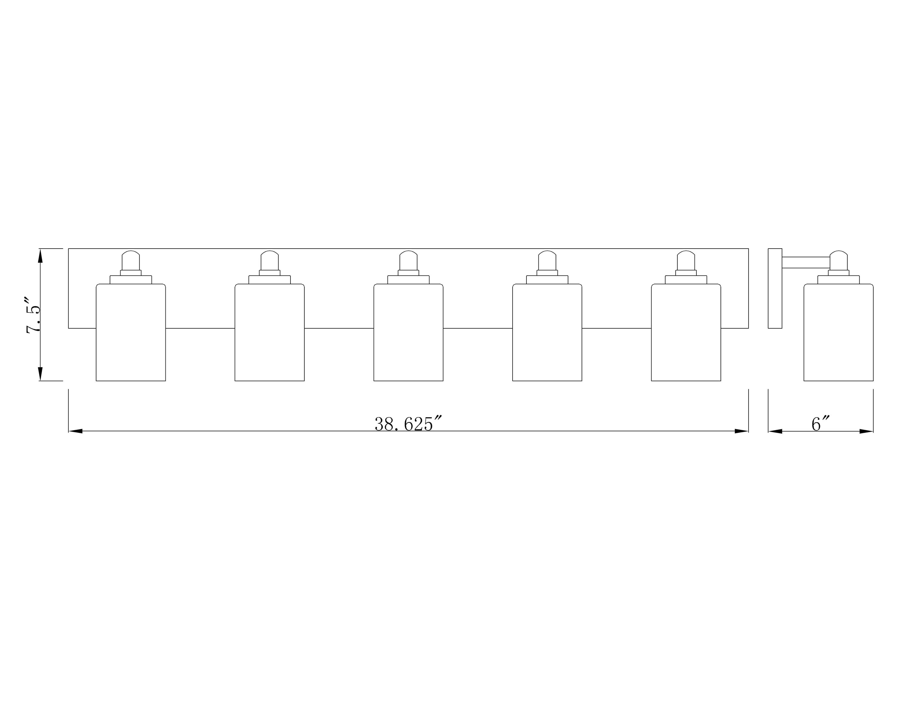 Z-Lite 485-5V-CH b089995 - View #7