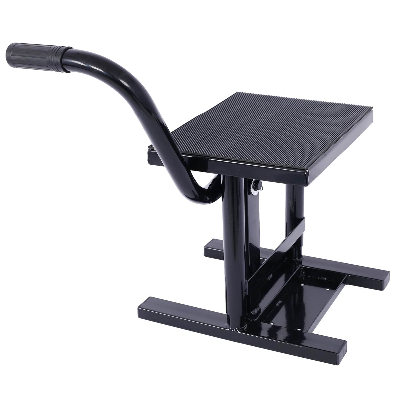Kahomvis GH-QP214-478 Motorcycle Dirt Bike Stands and Lifts Jack Stand Steel Lift 11-16.5inch Adjustable Height 330 Lbs Load Capacity Heavy Duty Steel Black
