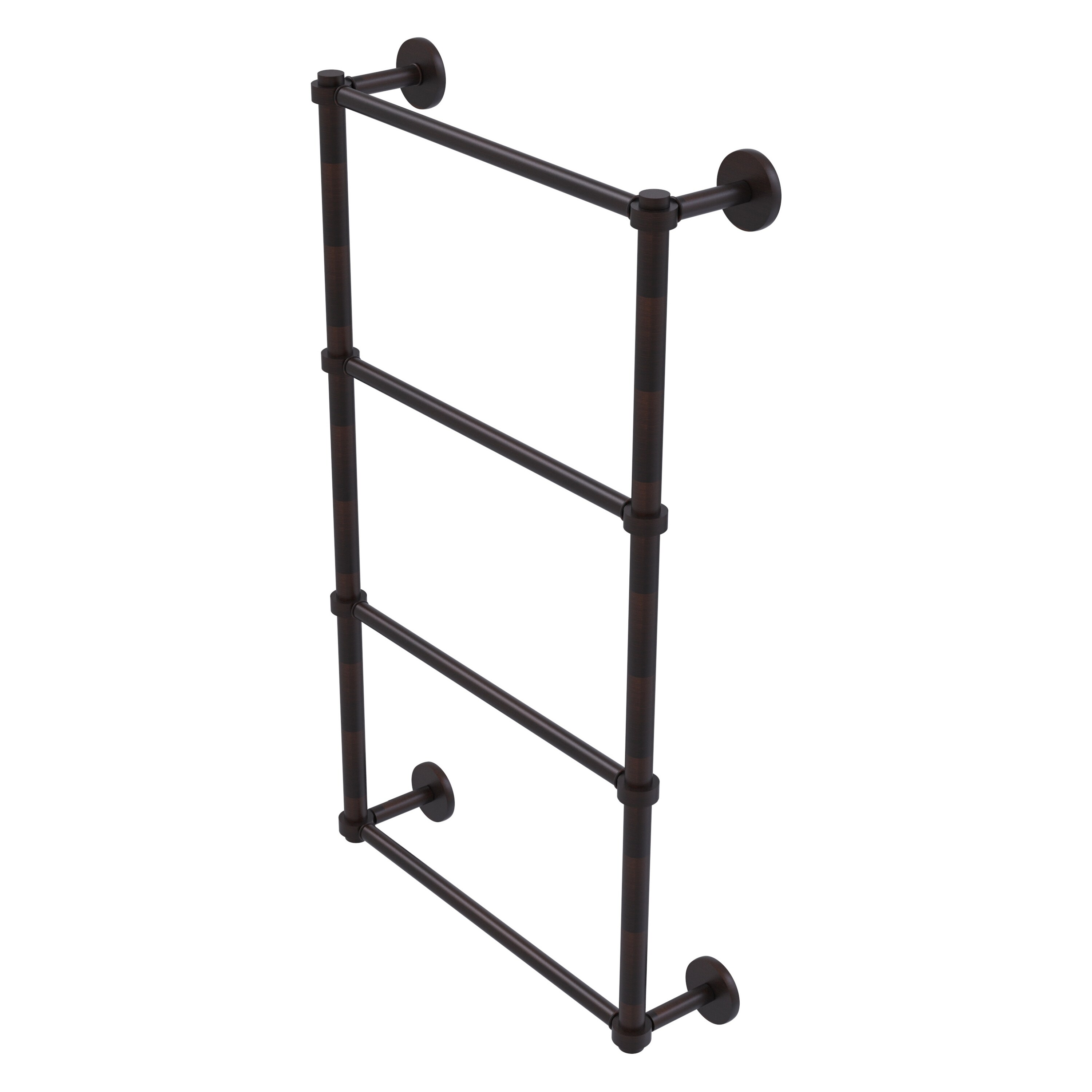 Allied Brass P1000-28-36-VB Prestige Skyline 36-in double Venetian Bronze Wall mount 4-tier Towel Bar