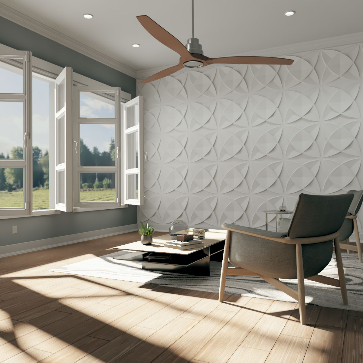 Ekena Millwork WP20X20SWWH-CASE-10 Wall-Panels - View #7
