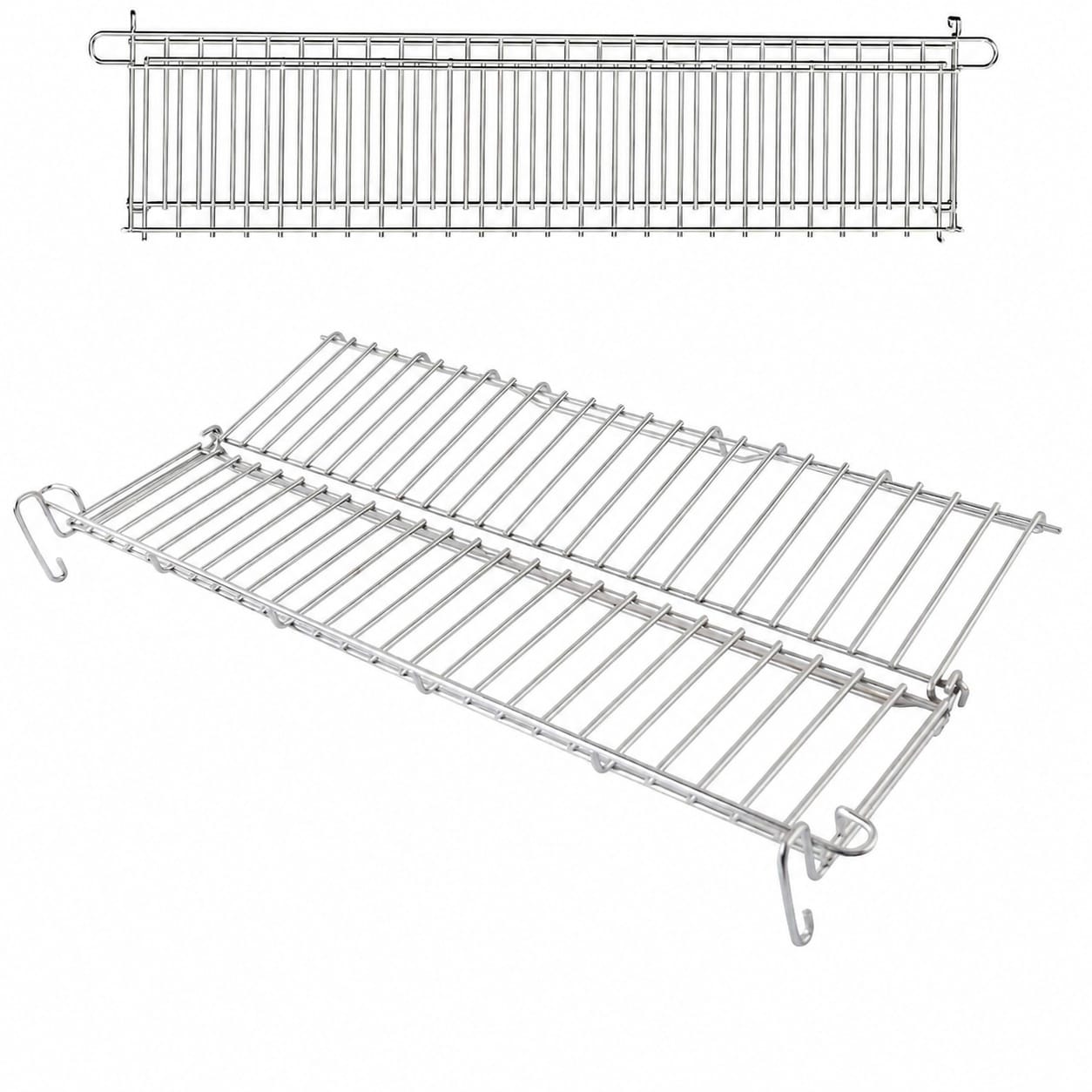 JVFCXXV -  Grill Warming Rack Upgrade Two Sided Stainless Steel Fits Genesis II 300 Series E310 E...