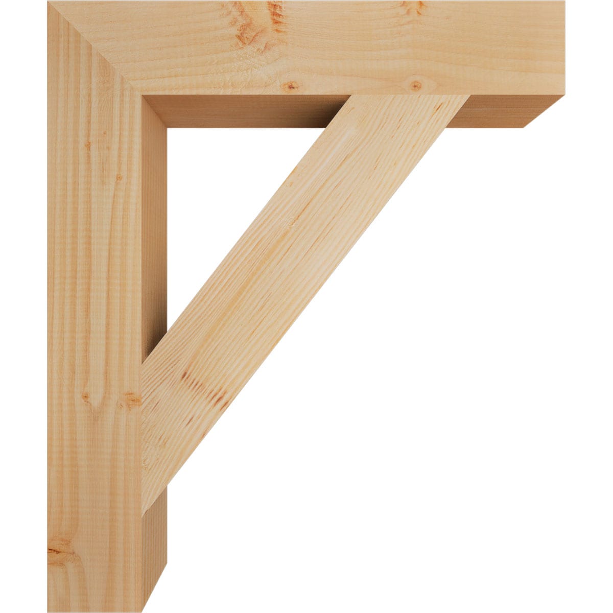 Ekena Millwork BKT04X22X26TRA05SDF Exterior-Brackets-Braces - View #3
