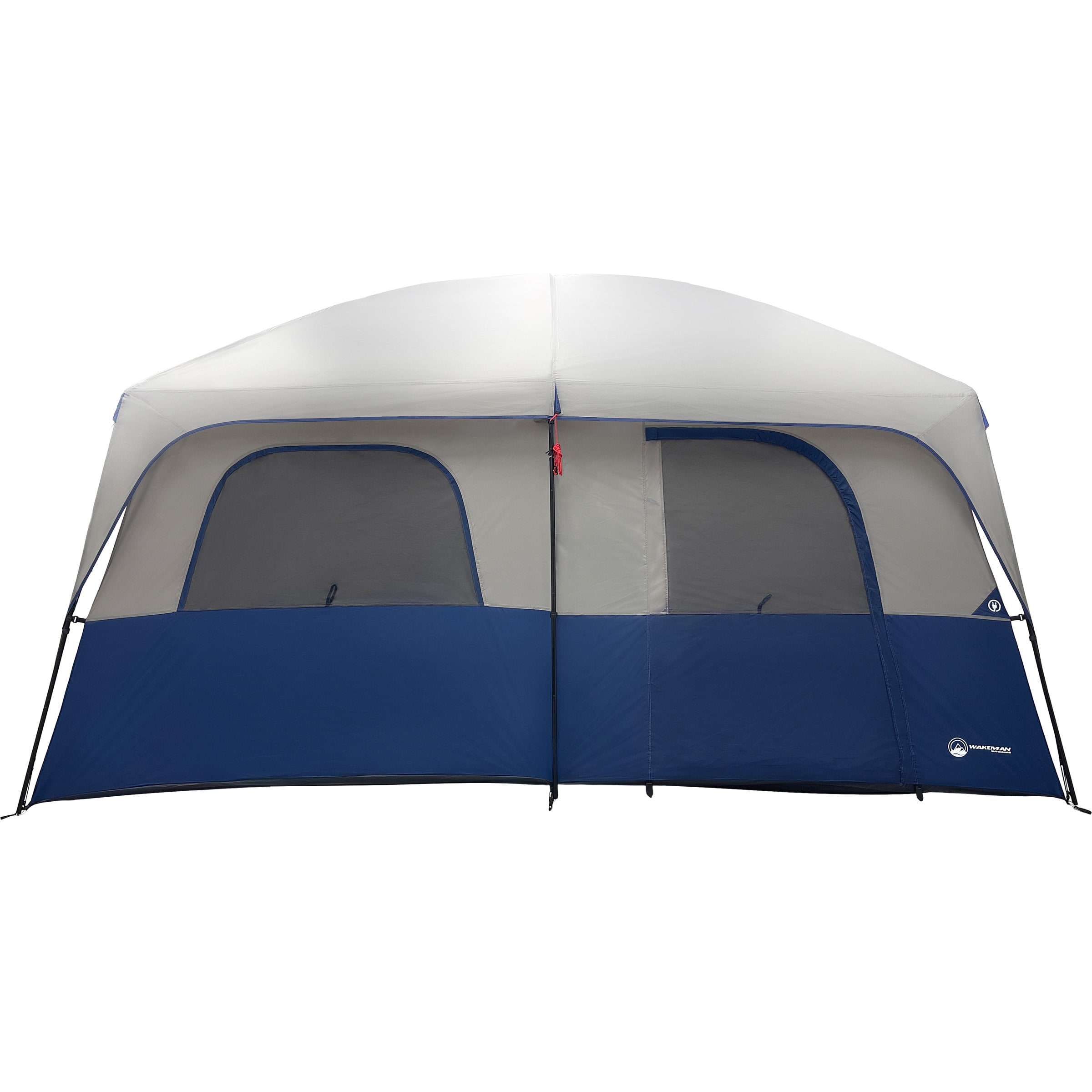 Gray and Navy 10-Person Three Season Cabin Tent with Carry Bag