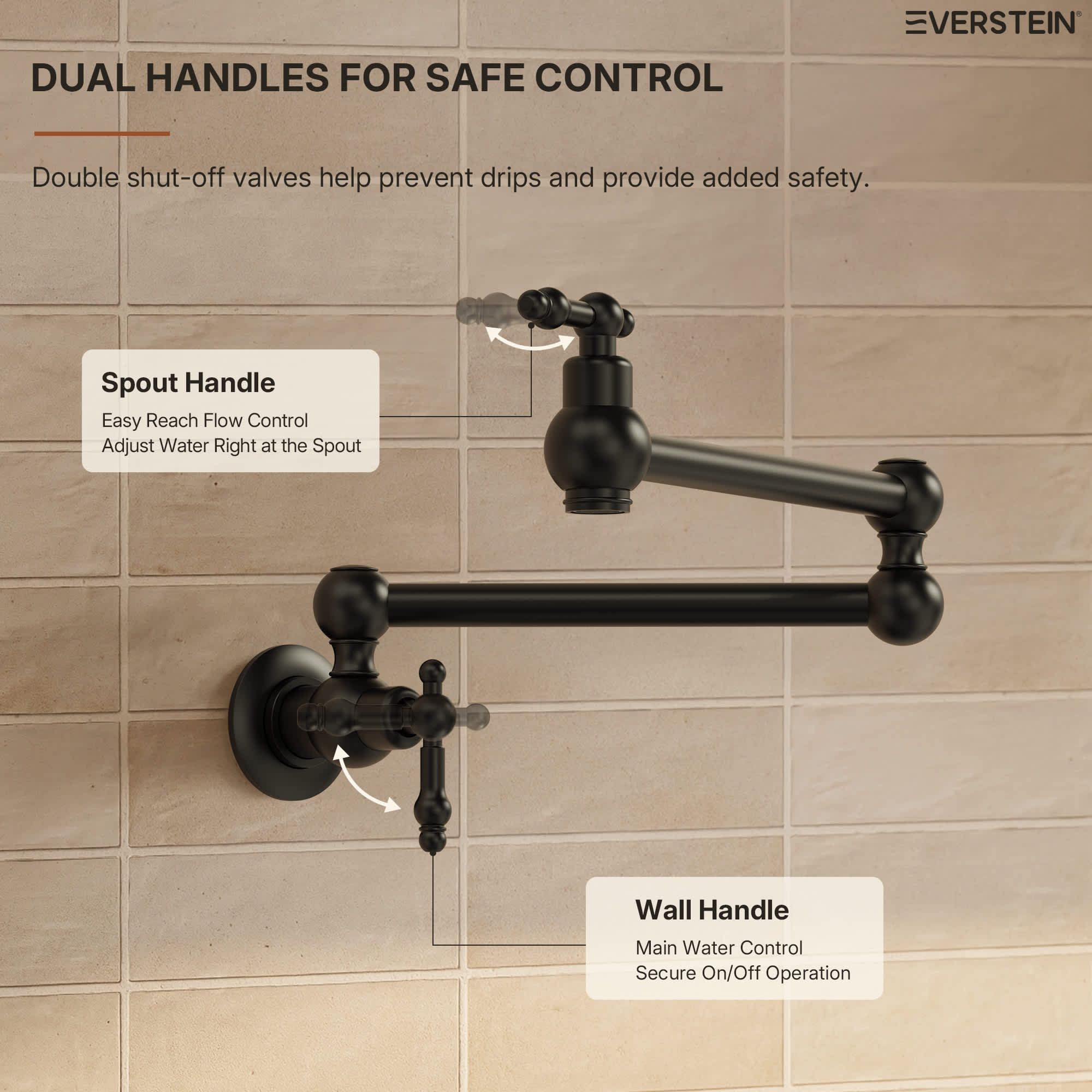 EVERSTEIN SFS-1128-BK Kitchen-Faucets - View #8