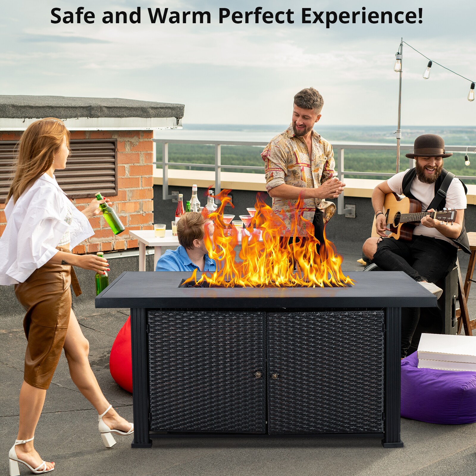 IdealHouse CA7-91C4XKPK-WX Outdoor-Woodburning-Firepits - View #5