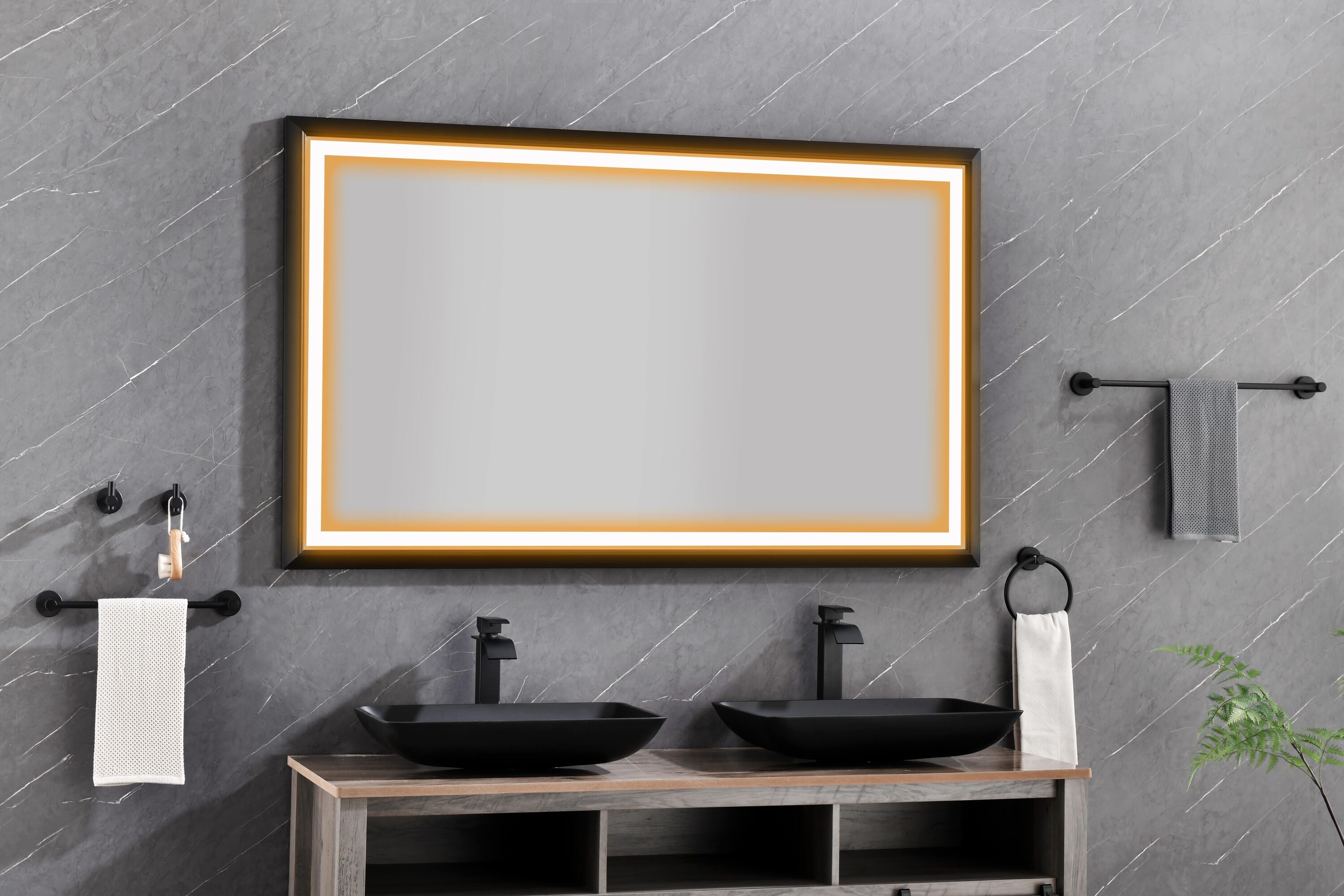 Vacolite KP-7248BL09 Framed-Bath-Mirrors - View #2