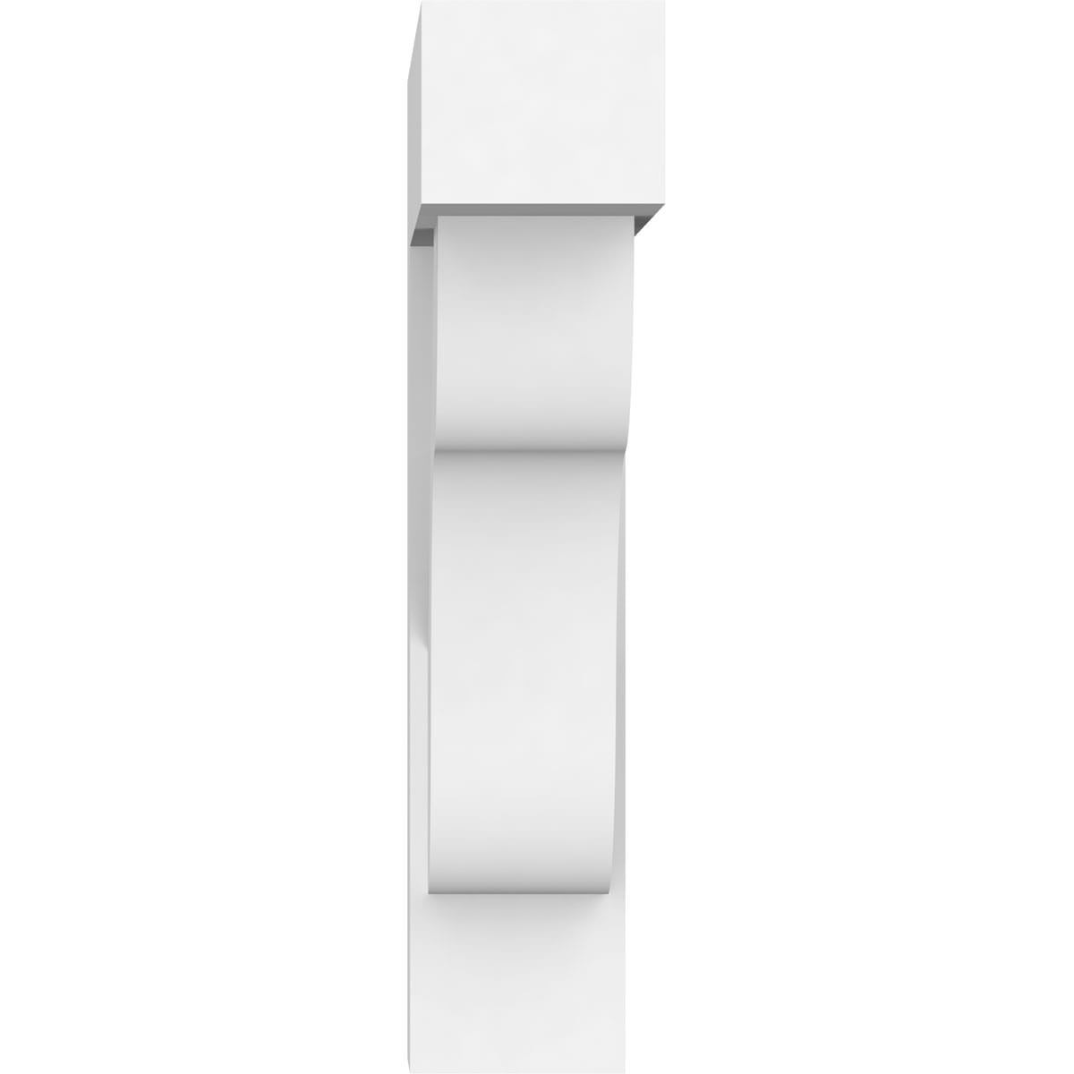 Ekena Millwork BKTP03X12X14CAR05 Exterior-Brackets-Braces - View #2