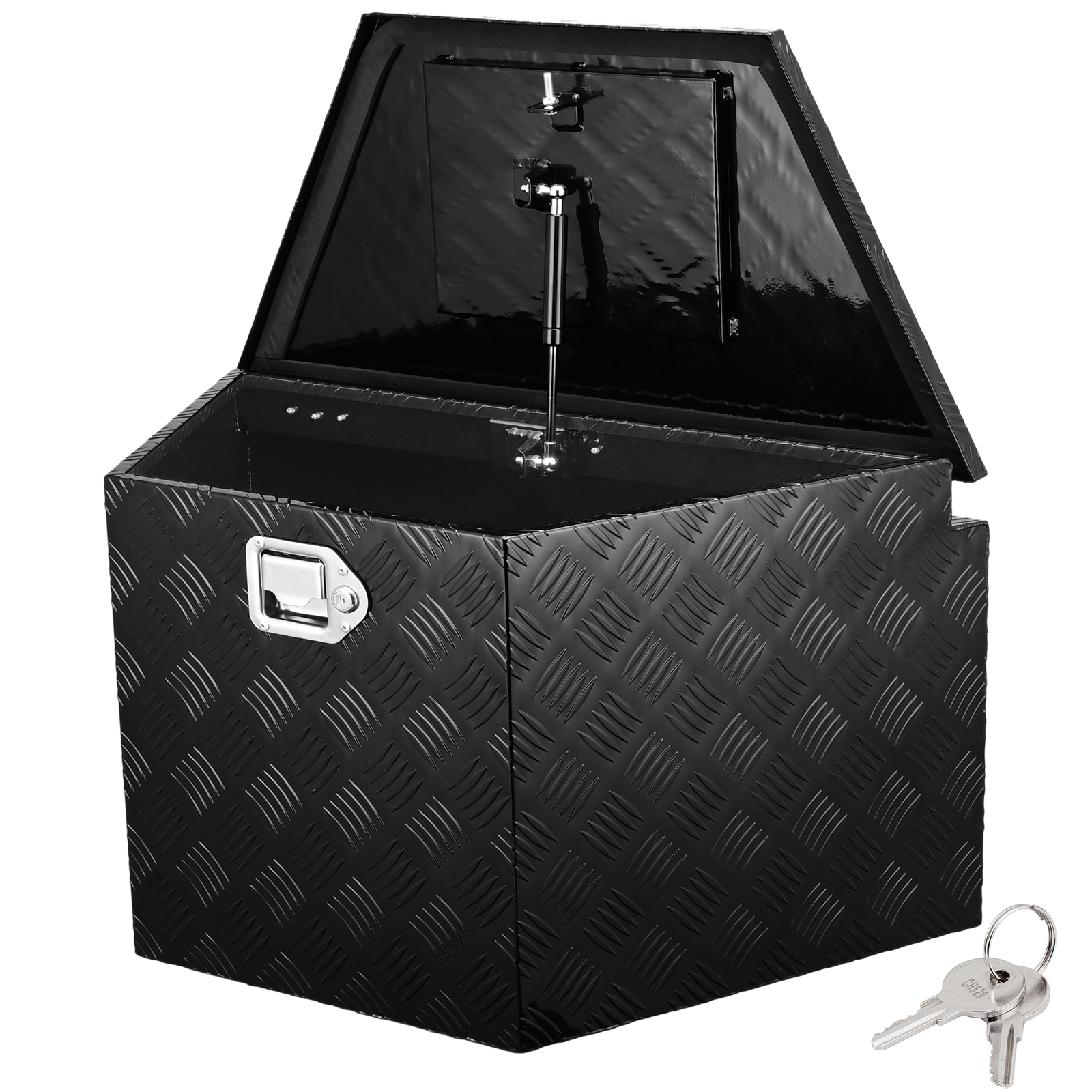 VEVOR TC3916512INCHDMIJV0 39-in x 16.5-in x 12-in Aluminum Aluminum Trailer tongue Truck Tool Box