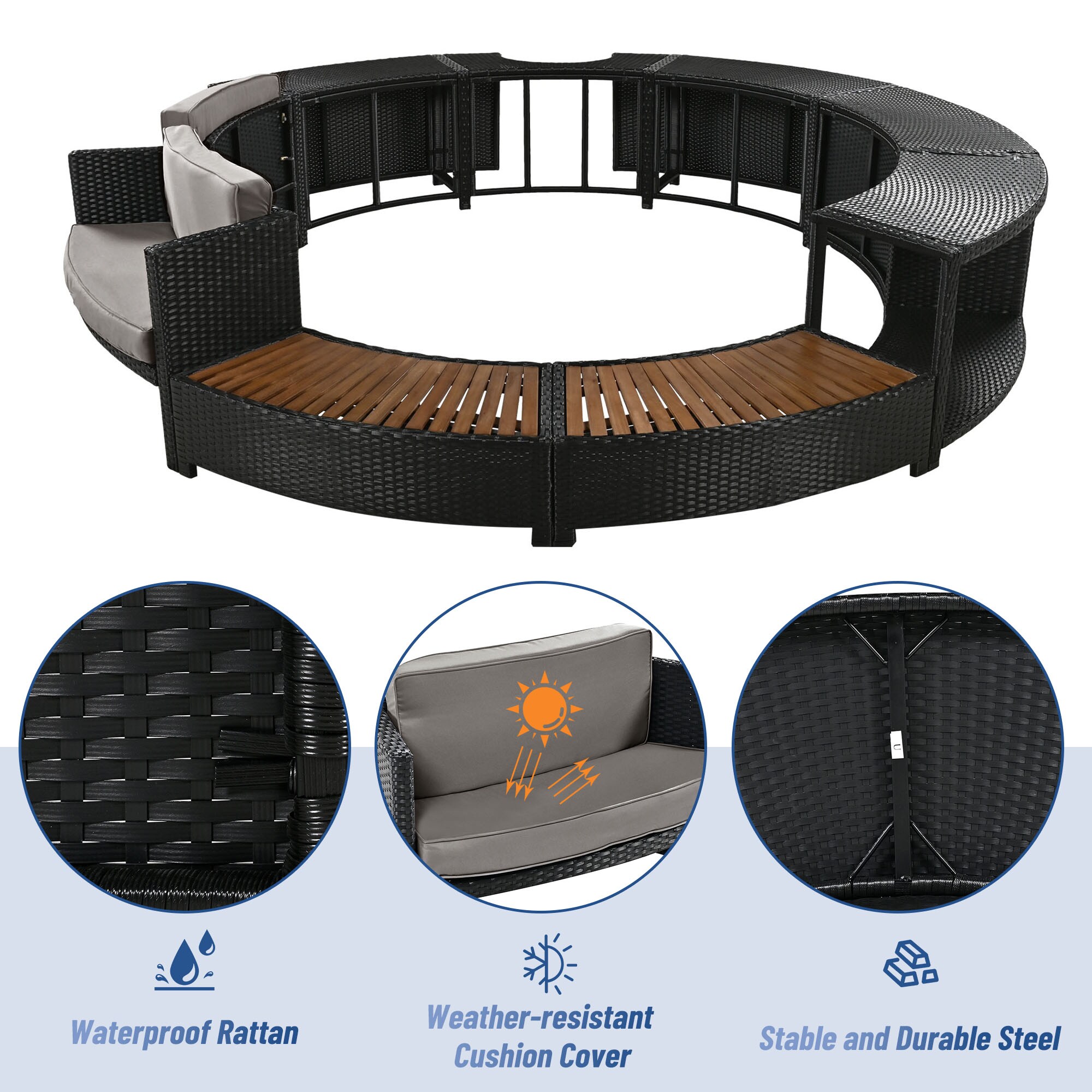 LOVMOR SF-L-SZ000060AEE Patio-Sofas-Daybeds - View #3