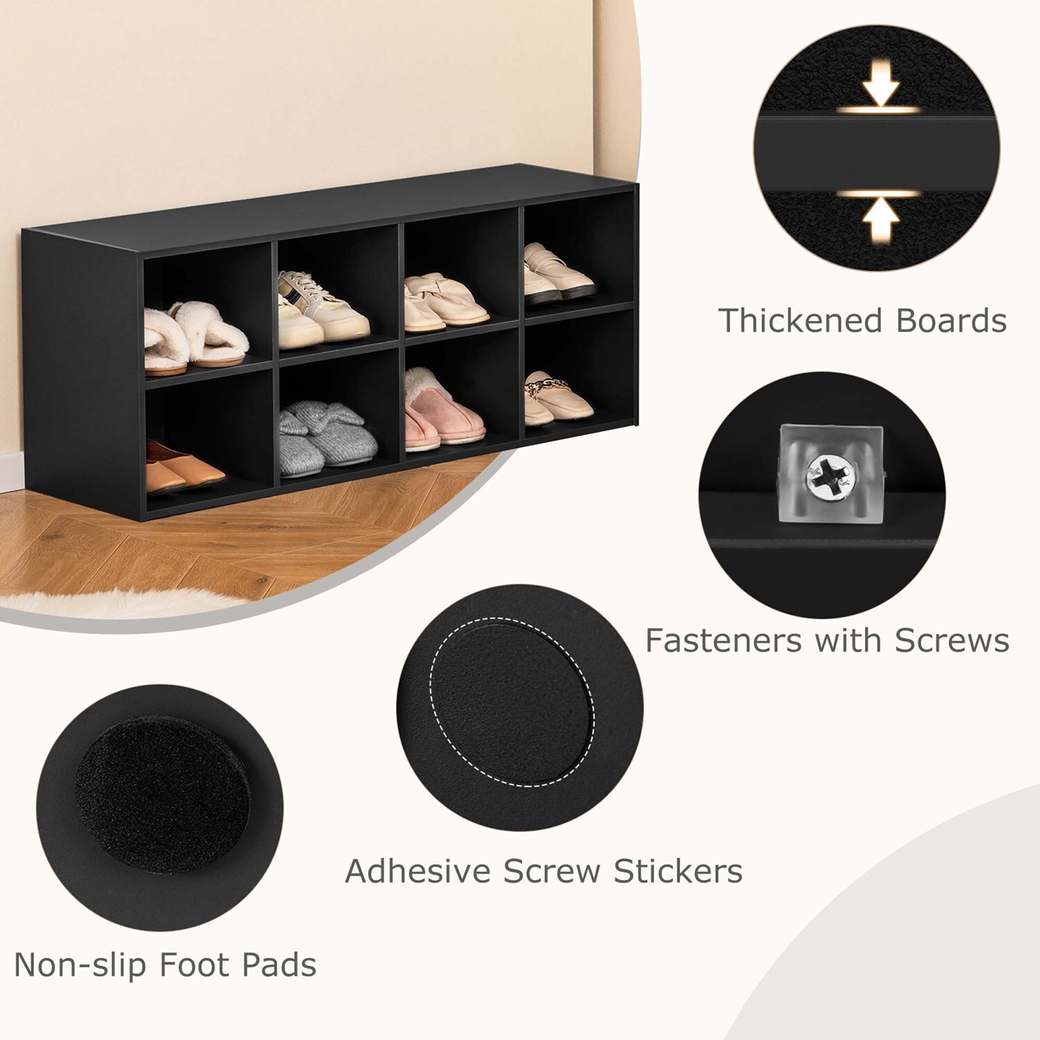 Costway CSHY003651 Shoe-Racks - View #9