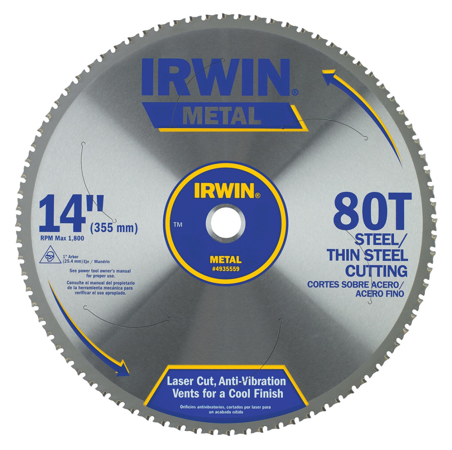 IRWIN 14-in 80-Tooth Carbide Circular Saw Blade in the Circular Saw ...