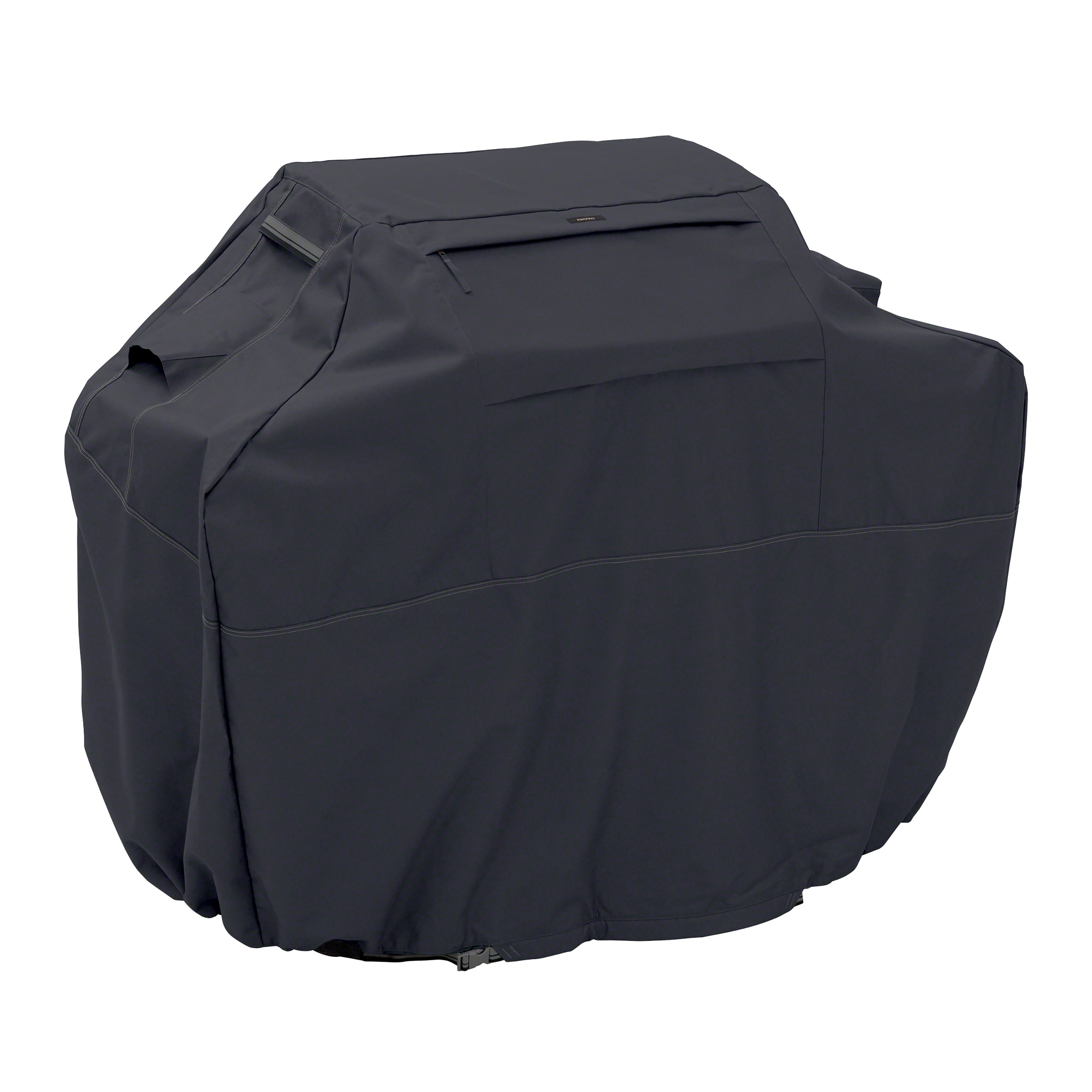 Classic Accessories 55-389-350401-EC Ravenna Black 52-in W x 44-in H Black Gas grill Cover