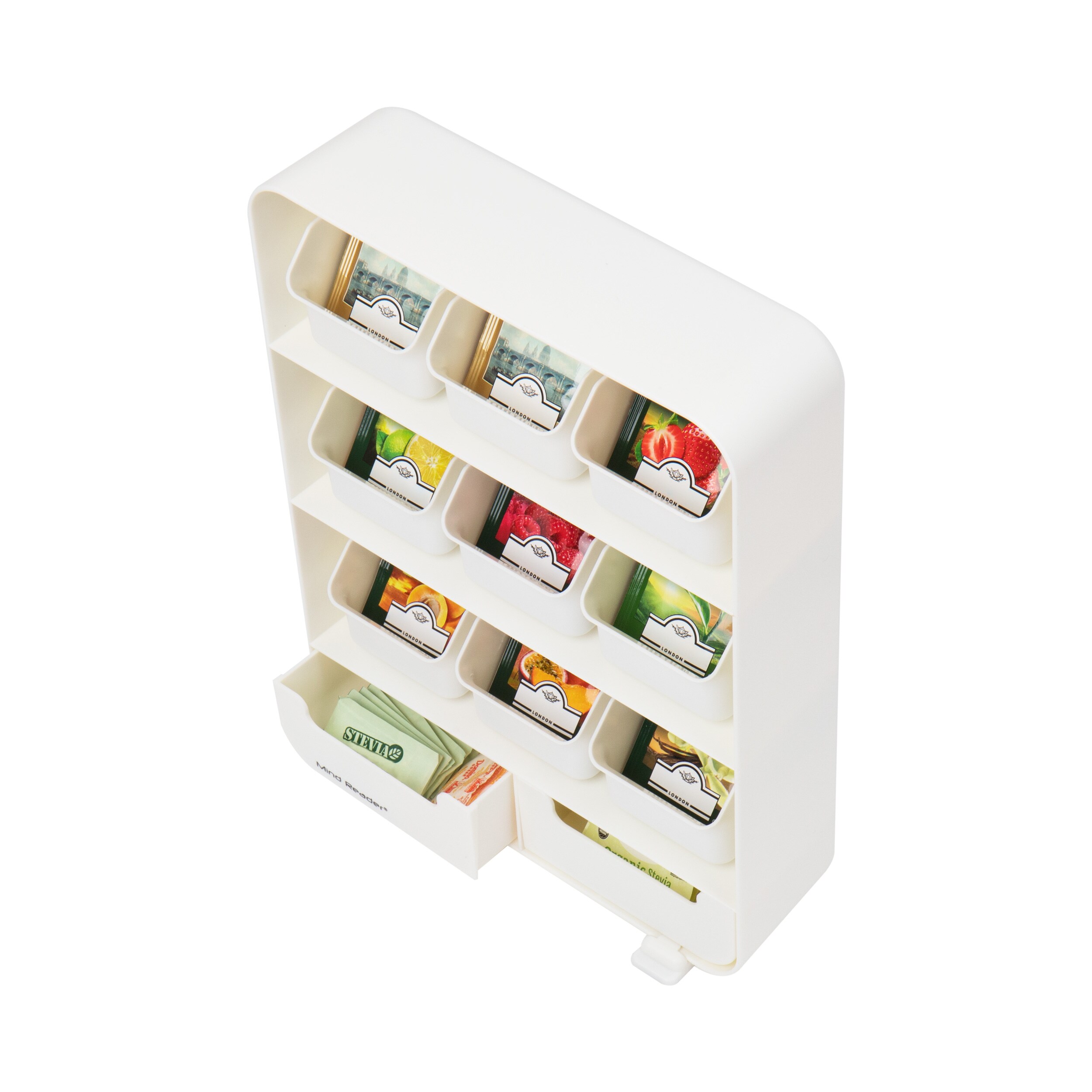 Mind Reader TBORG-WHT Coffee-Beverage-Organizers - View #4