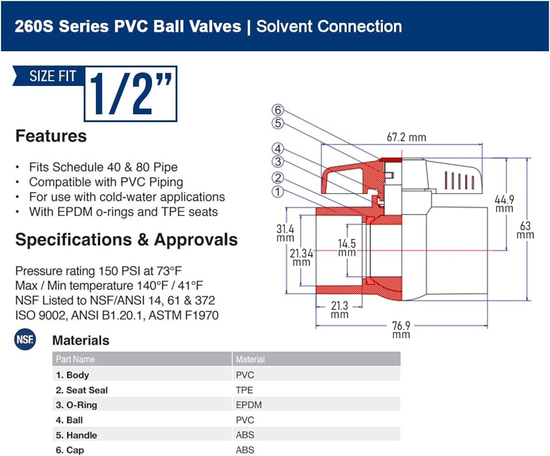 EZ-FLO 756416 Ball-Valves - View #7