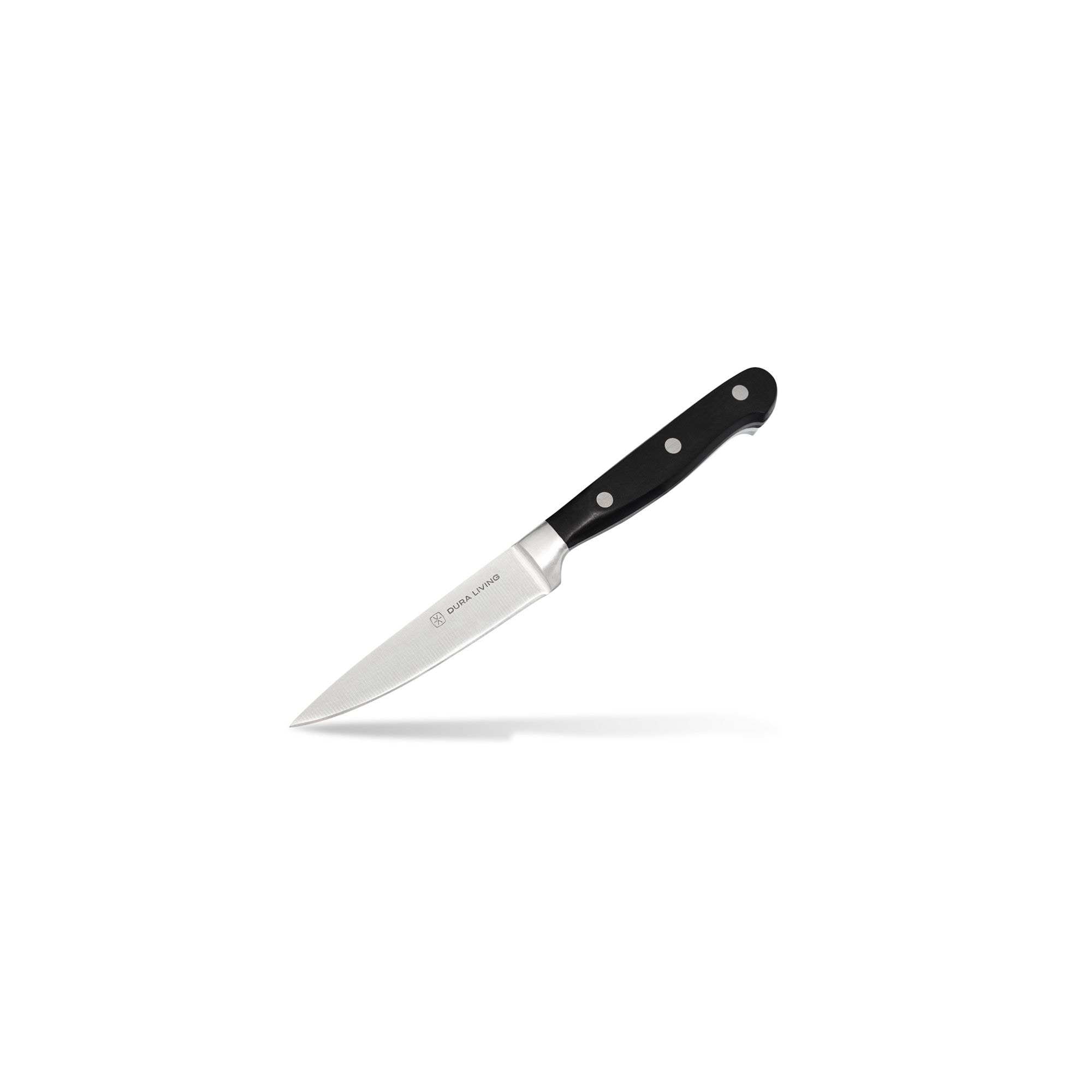 Dura Living  Signature Forged Stainless Steel Knife Collection - Paring Knife (3.5-Inches) Black