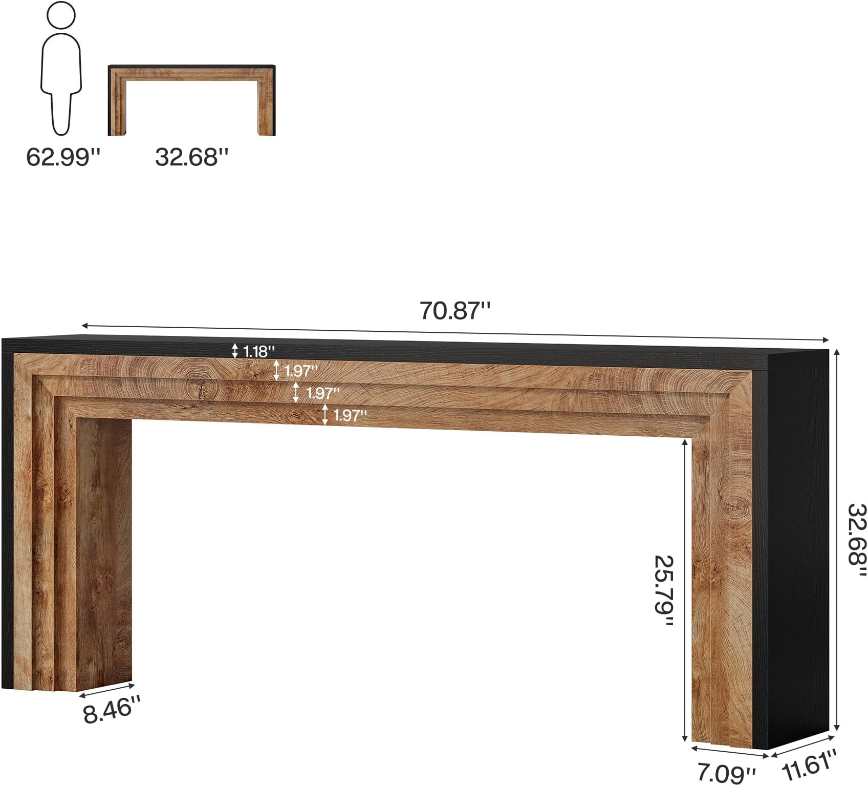 Vynxaria LS0505-397163030 Console-Sofa-Tables - View #7