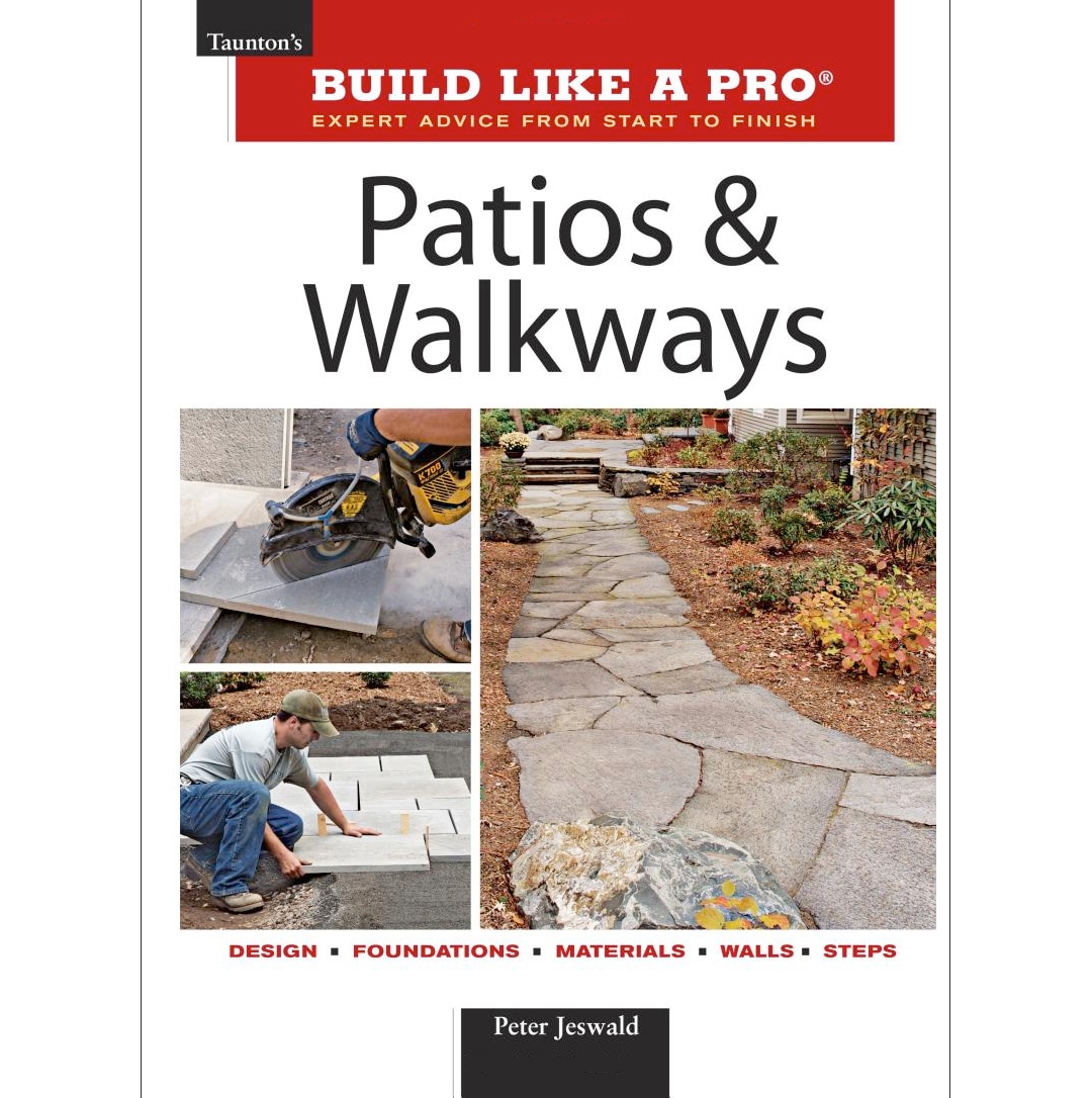  TP85075 Build Like A Pro - Patios Walkways Landscaping Book