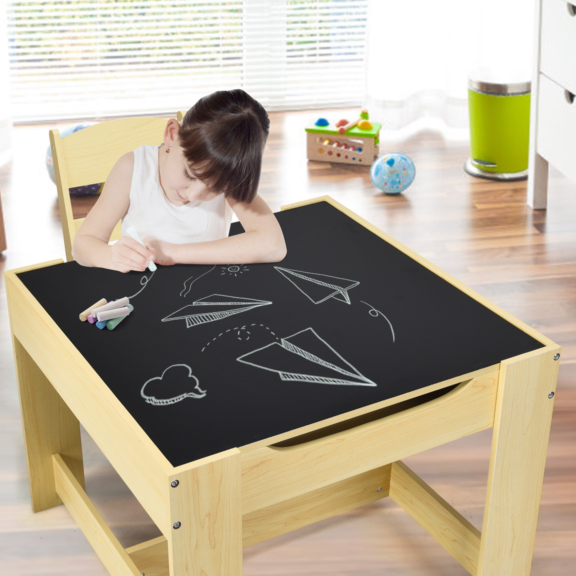 Costway BB5518NA Kids-Play-Tables - View #4