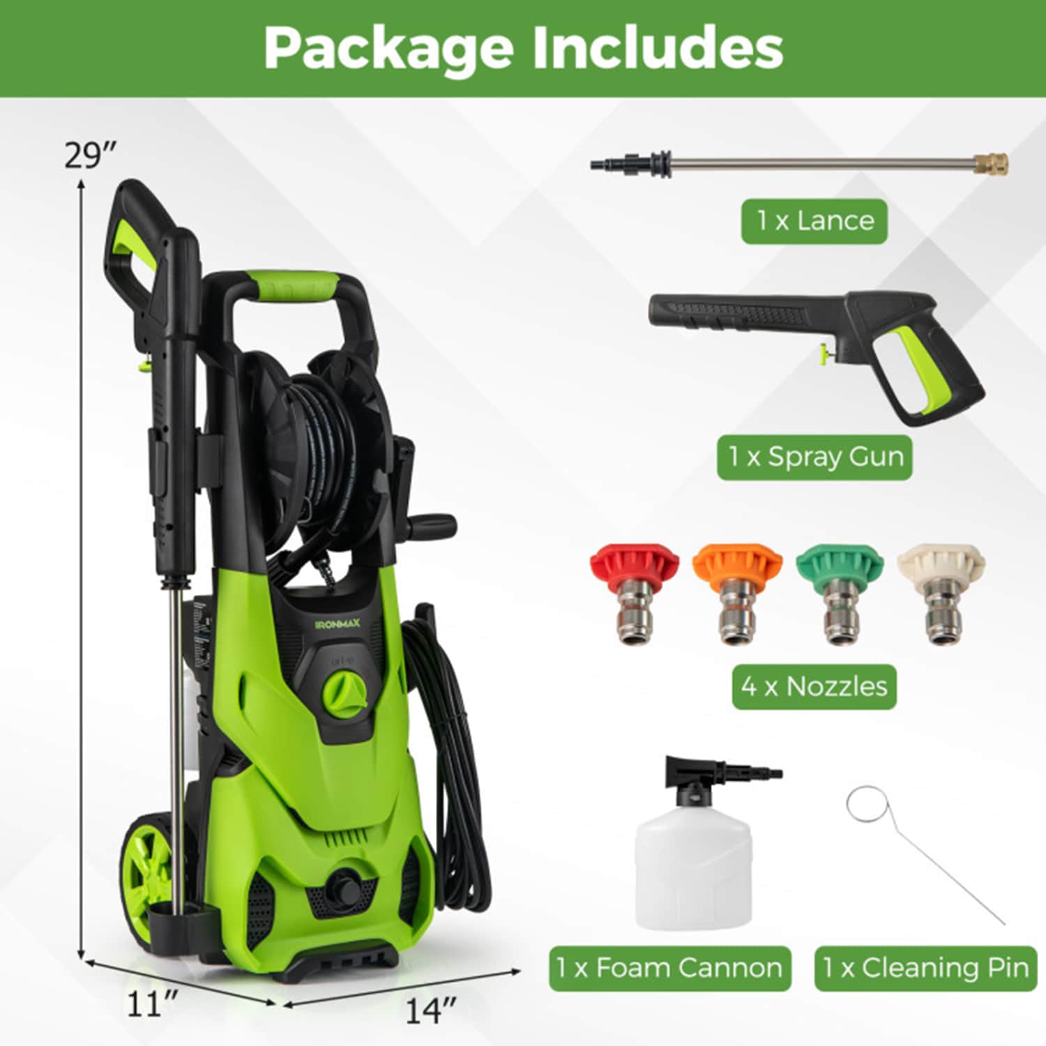 LUCKY ONE LO-883USGN3P Gas-Pressurewashers - View #5